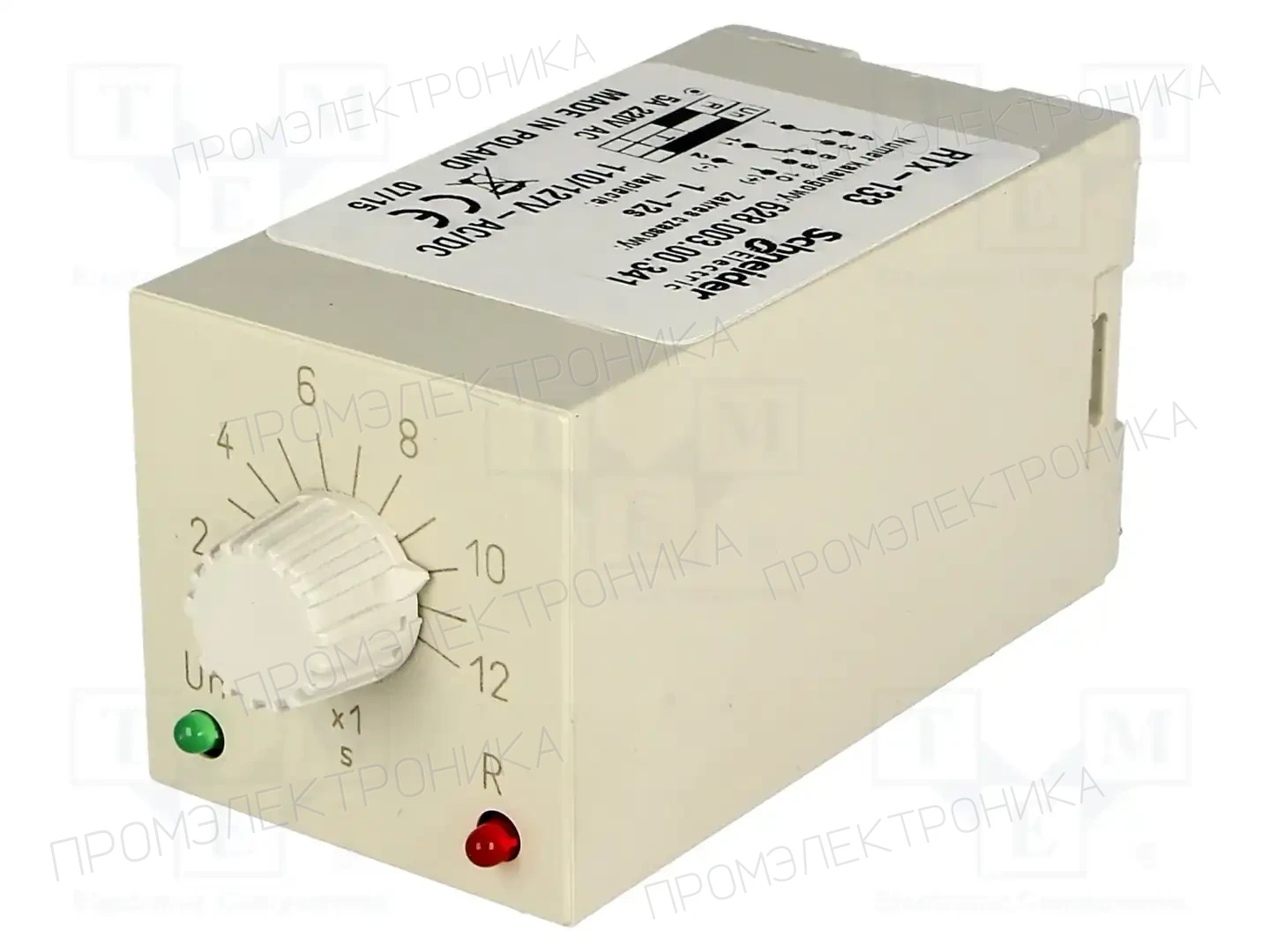 SCHNEIDER ELECTRIC RTX-133 110/127 12SEK — Временные аналоговые реле