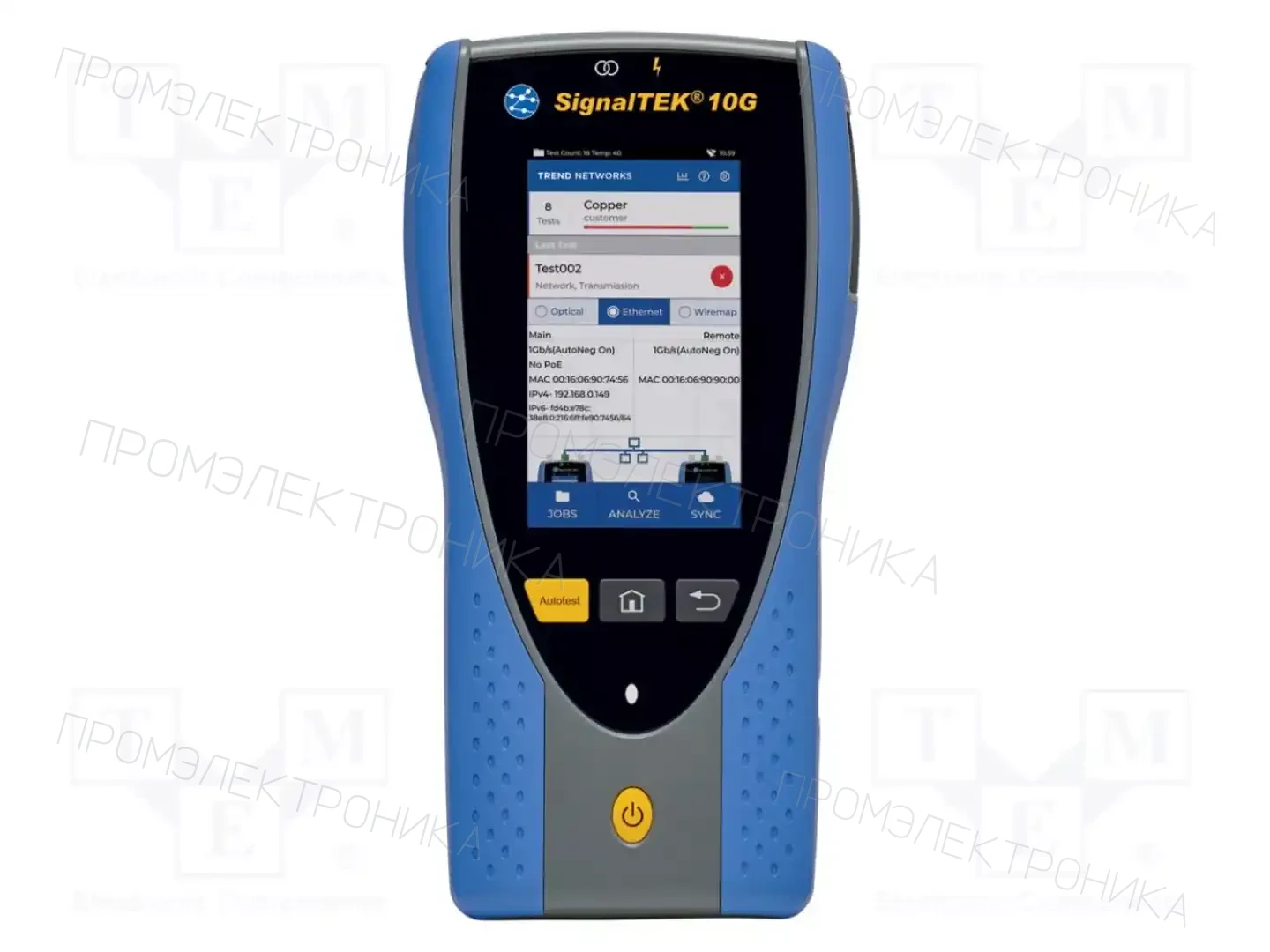 TREND NETWORKS SIGNALTEK 10G PRO — Тестеры компьютерных и телефонных сетей