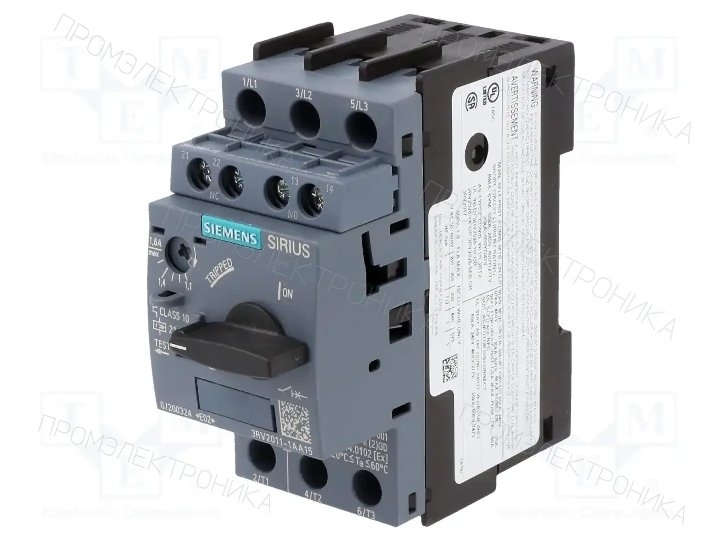 SIEMENS 3RV2011-1AA15 — Выключатели двигательные