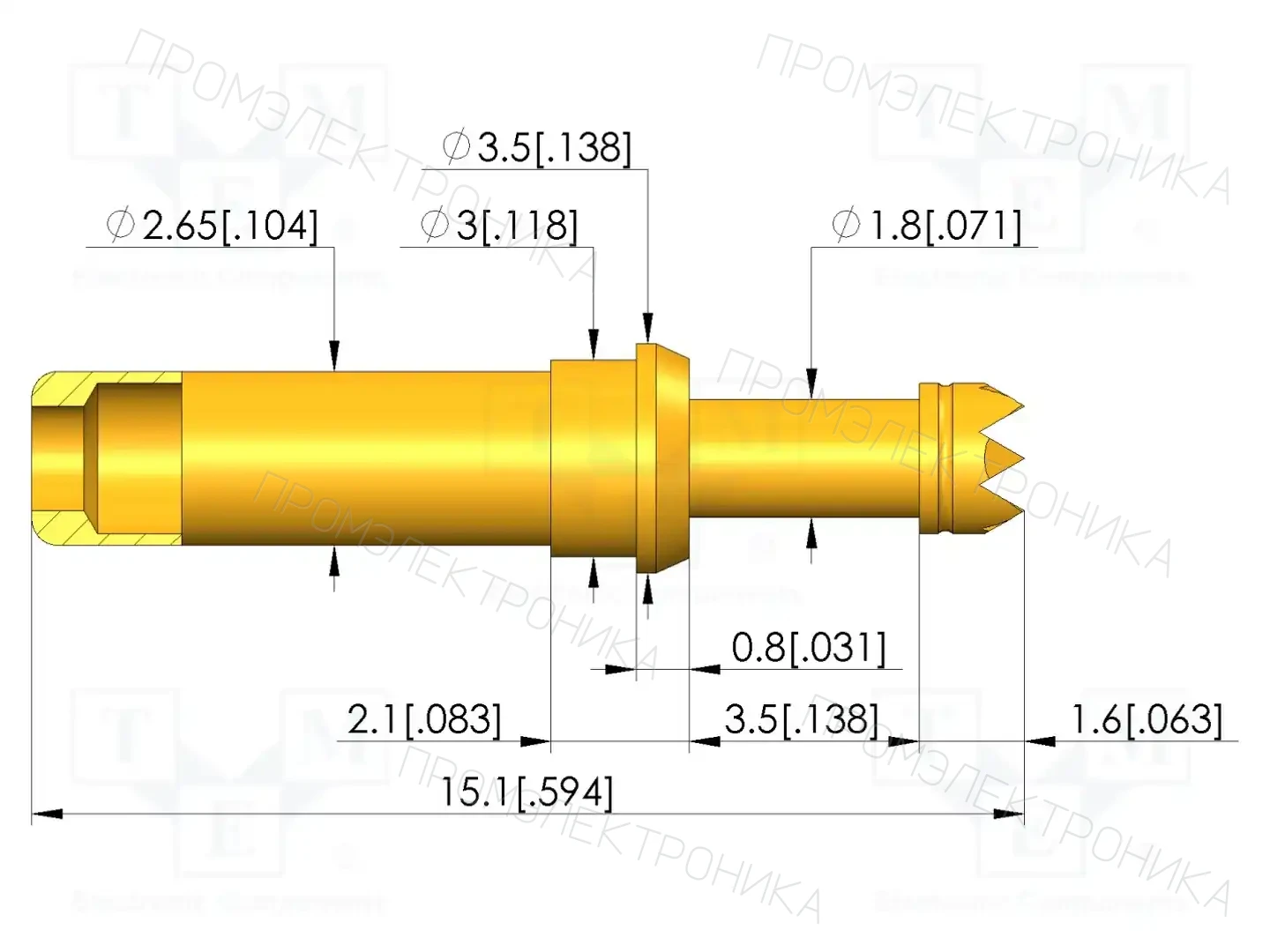 INGUN HSS-520 306 230 A 1502 0 — Измерительные щупы
