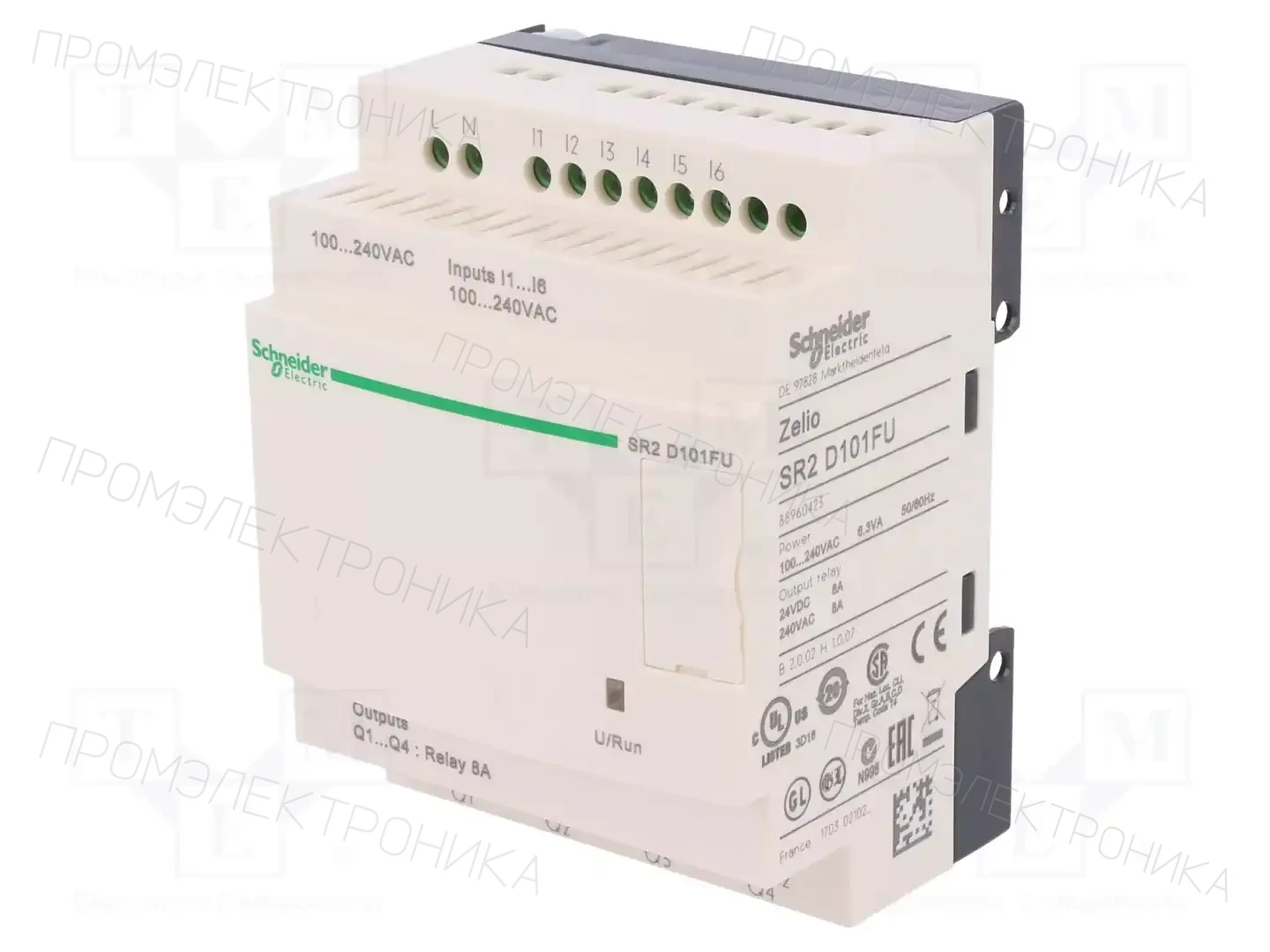 SCHNEIDER ELECTRIC SR2D101FU — Реле прогр. основные модули