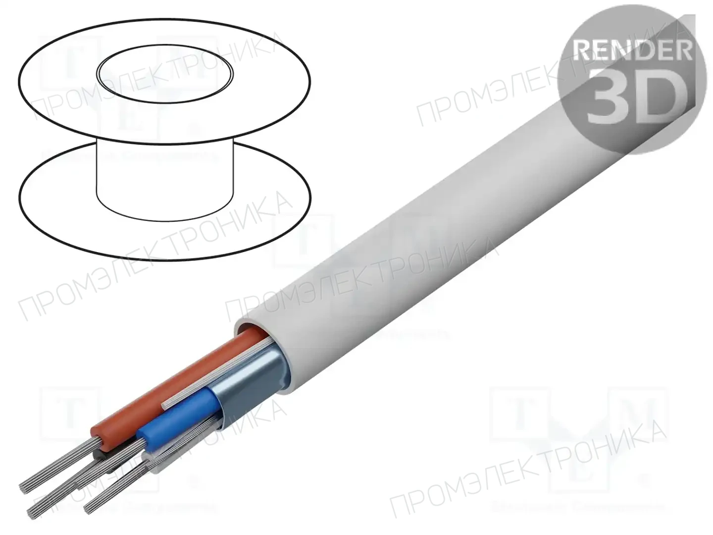 BELDEN 1502R 0091000 — Провода многожильные экранированные