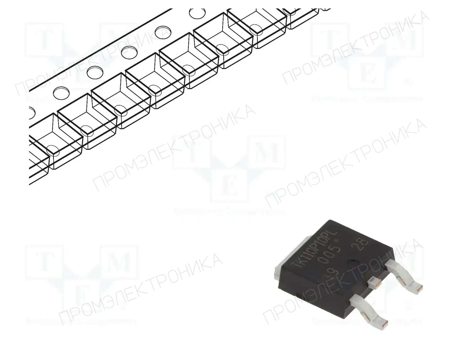 TOSHIBA TK110P10PL,RQ(S2 — Транзисторы с каналом N SMD