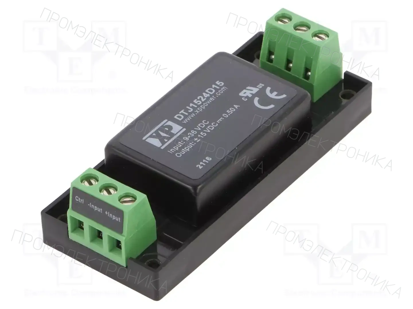 XP POWER DTJ1524D15 — Преобразователи DC/DC