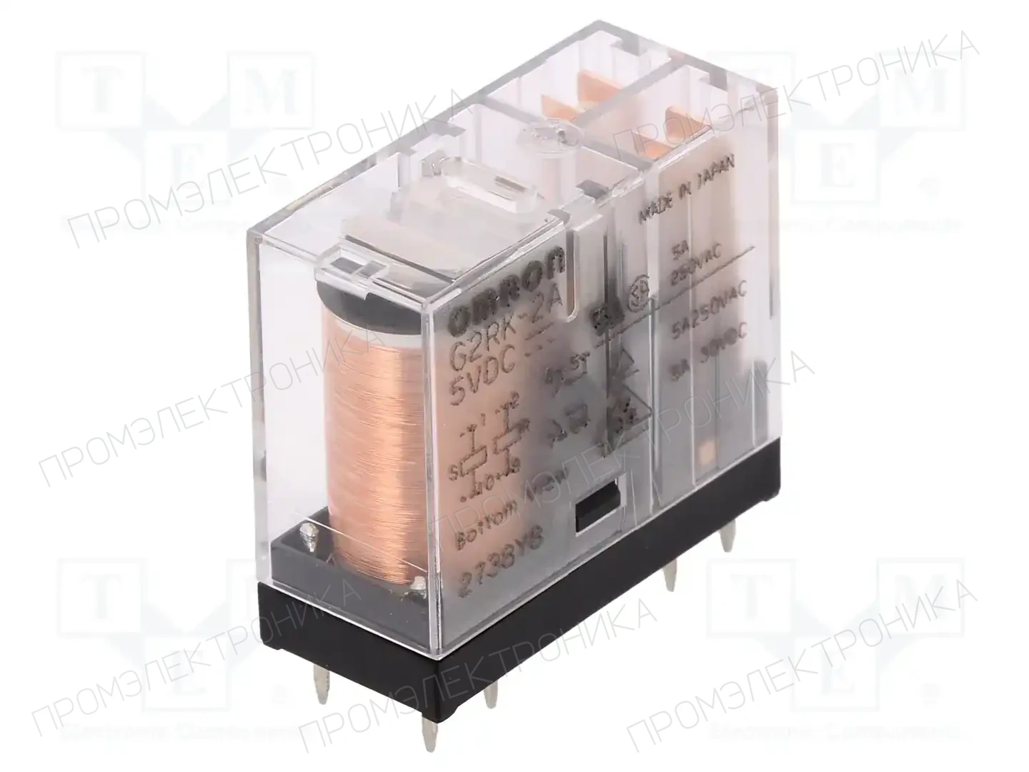 OMRON Electronic Components G2RK-2A 5VDC — Реле электромагн. миниатюрные