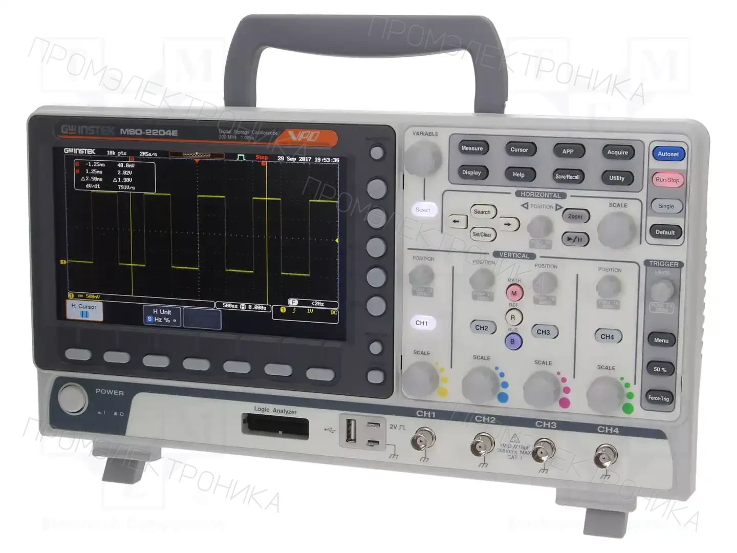 GW INSTEK MSO-2204E — Осциллоскопы цифровые