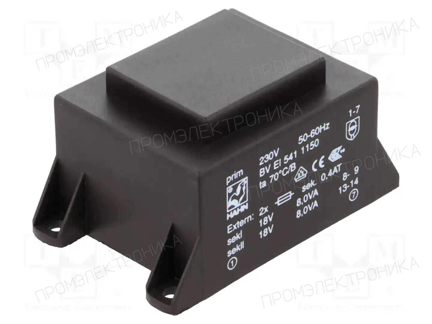 HAHN BV EI 541 1150 — Трансформаторы PCB