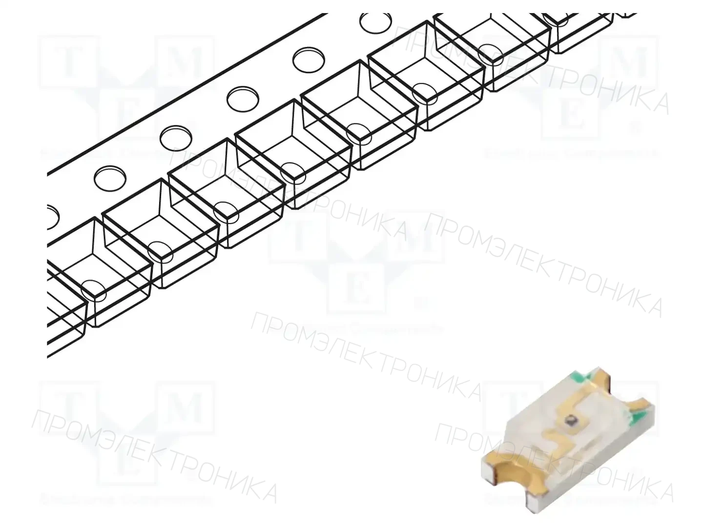EVERLIGHT 15-21UYOC/S530-A2/3T — Светодиоды SMD цветные