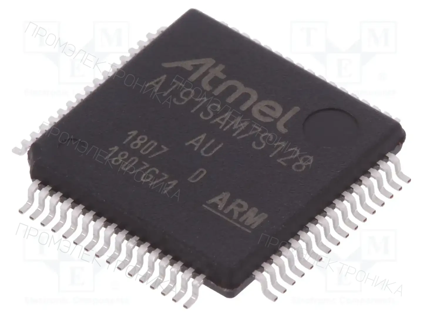 Microchip Technology AT91SAM7S128D-AU — Линейка ARM 32-bit