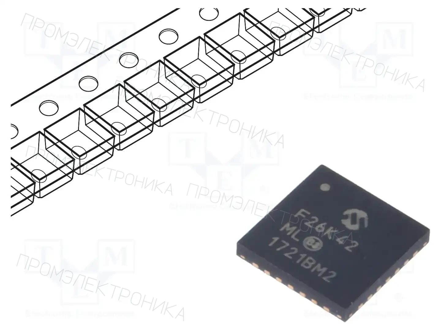 Microchip Technology PIC18F26K42-I/ML — Линейка PIC 8-bit