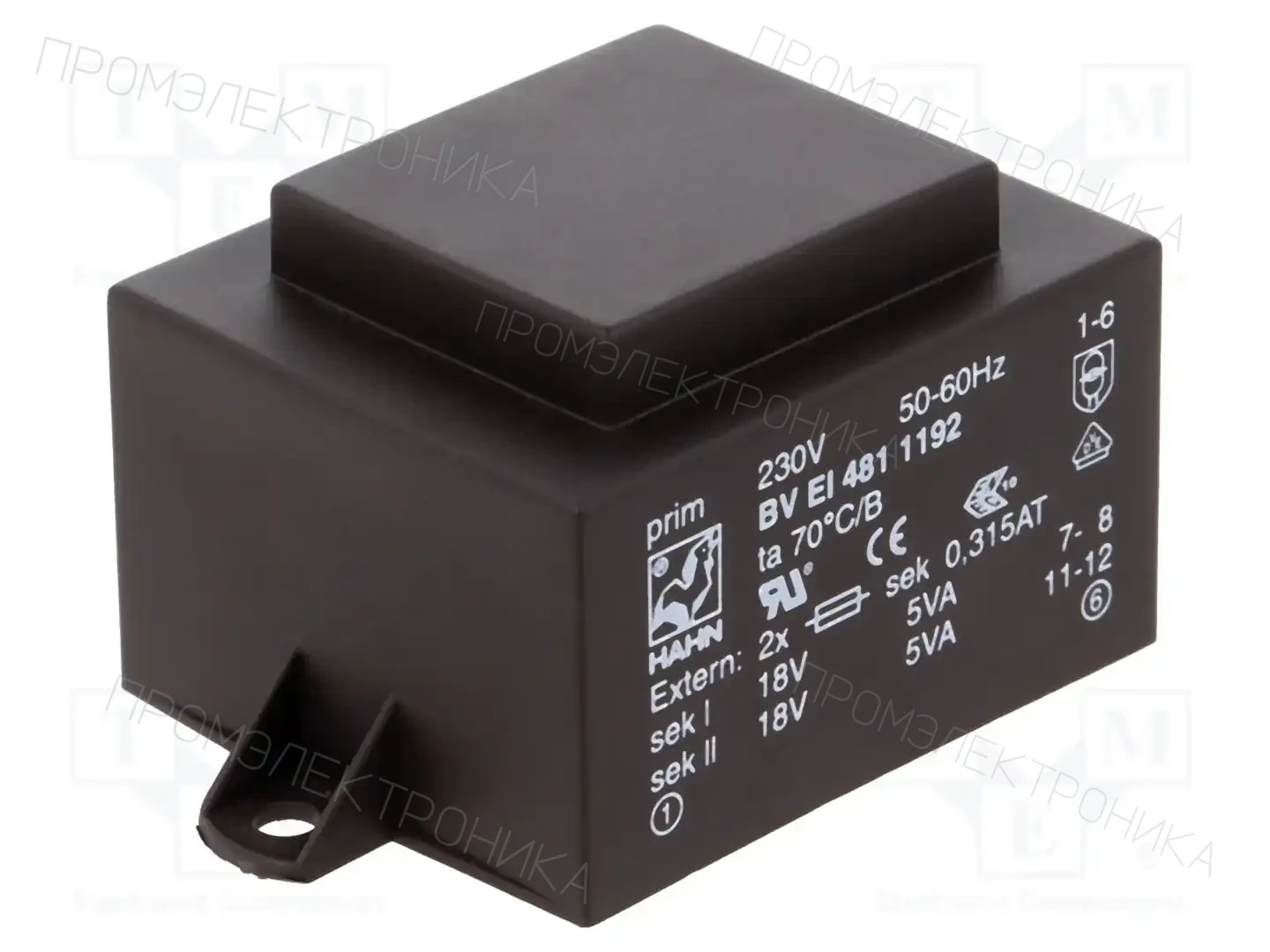 HAHN BV EI 481 1192 — Трансформаторы PCB