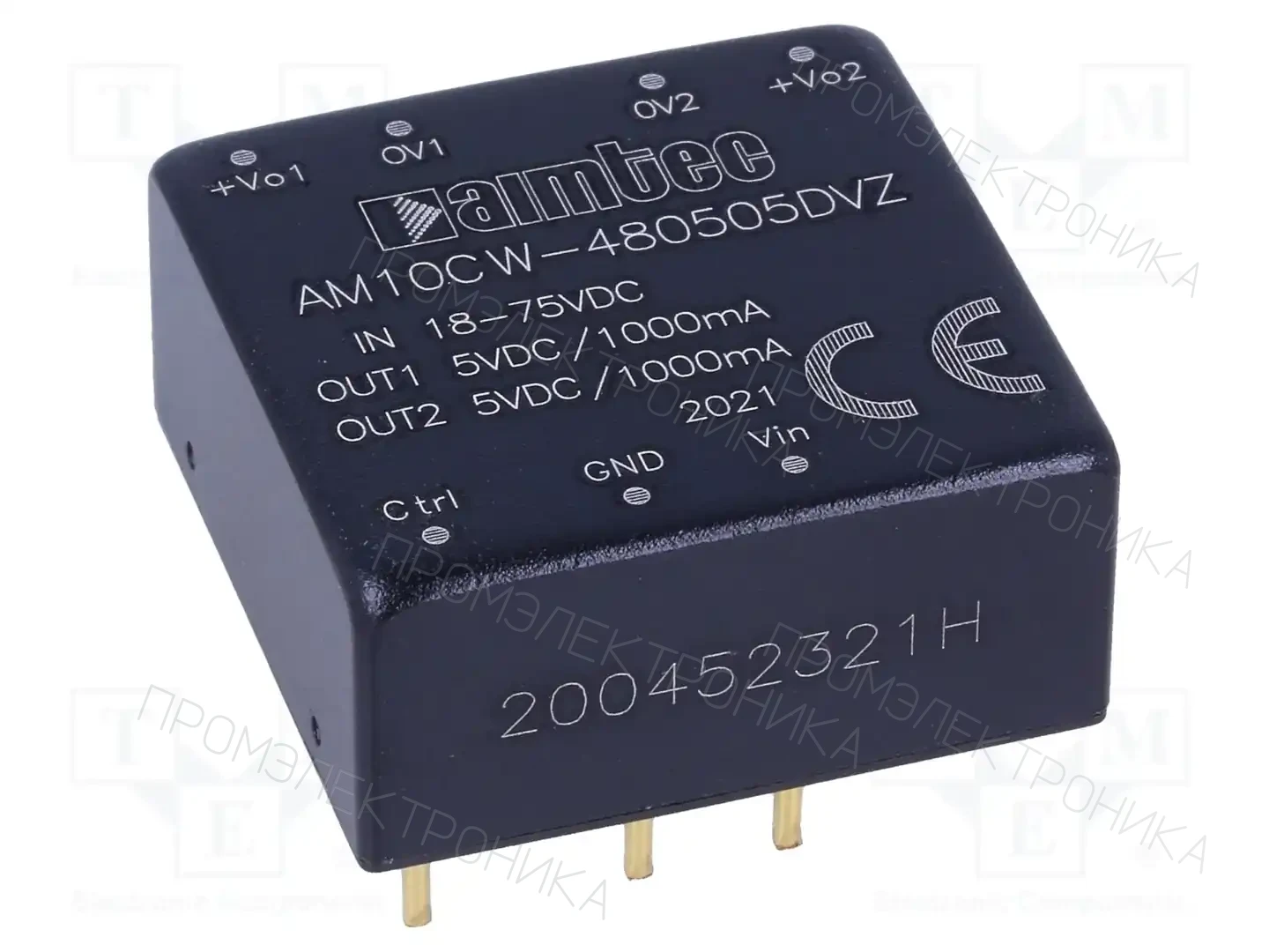 AIMTEC AM10CW-480505DVZ — Преобразователи DC/DC