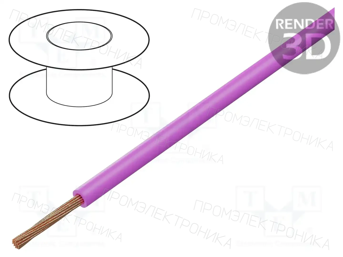 BQ CABLE TLY0.22-PK — Провода одножильные - тросик