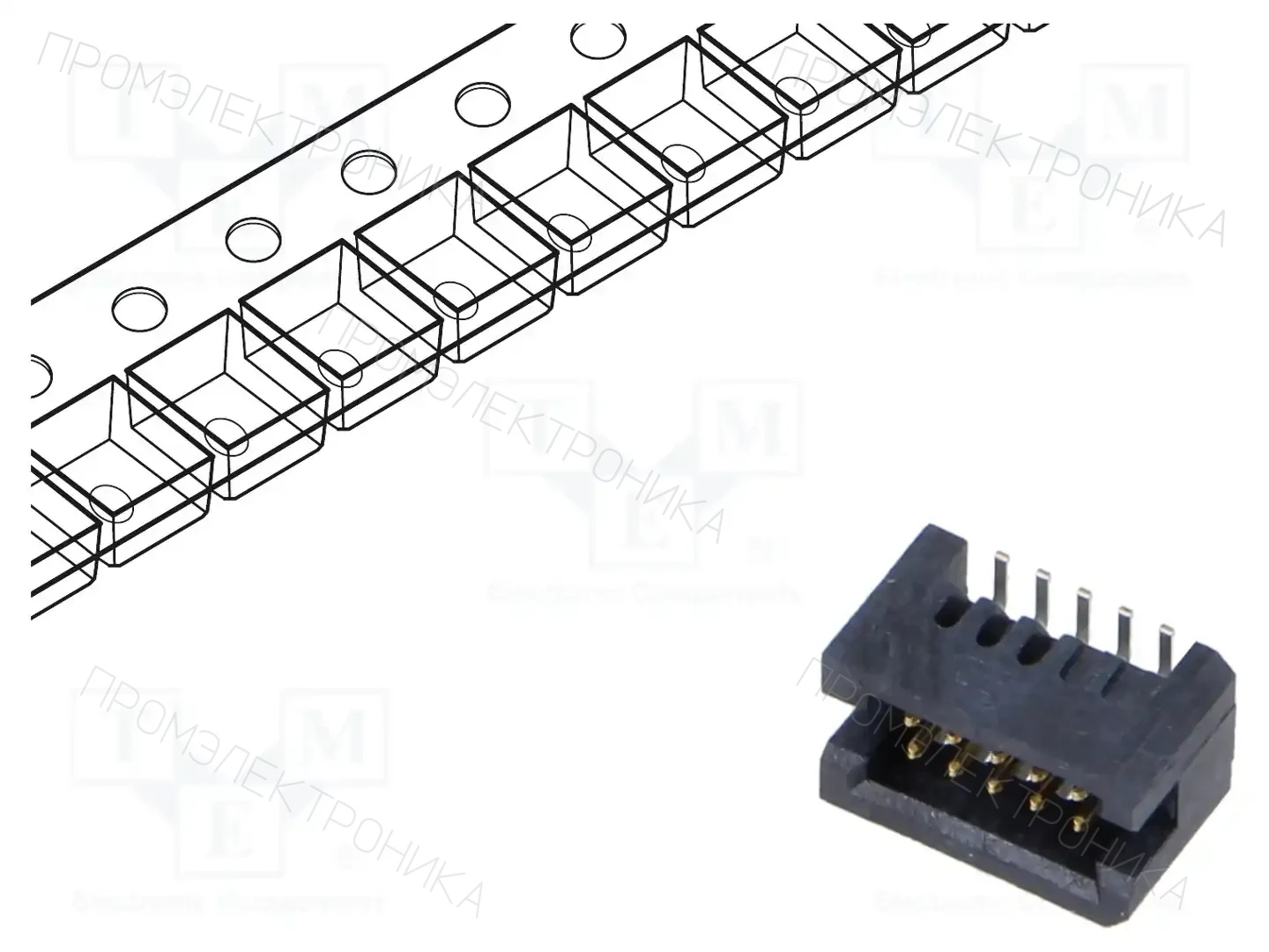 SAMTEC TFM-105-02-L-D-K-TR — Разъeмы пластина - пластина