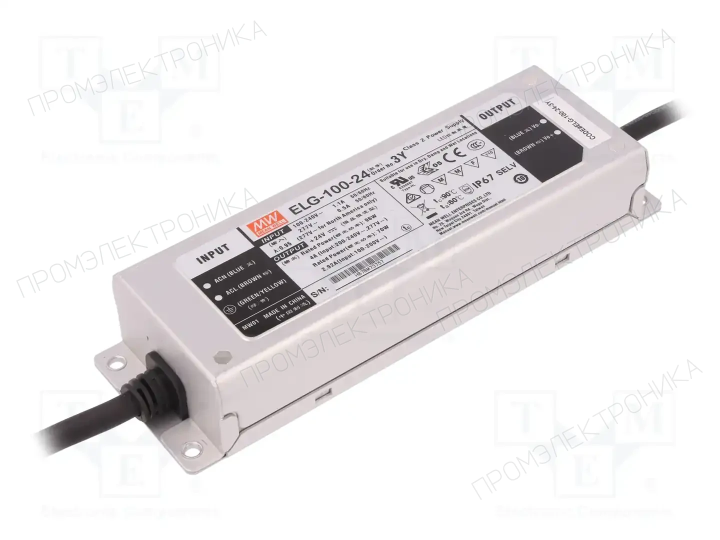 MEAN WELL ELG-100-24-3Y — Блоки питания для LED
