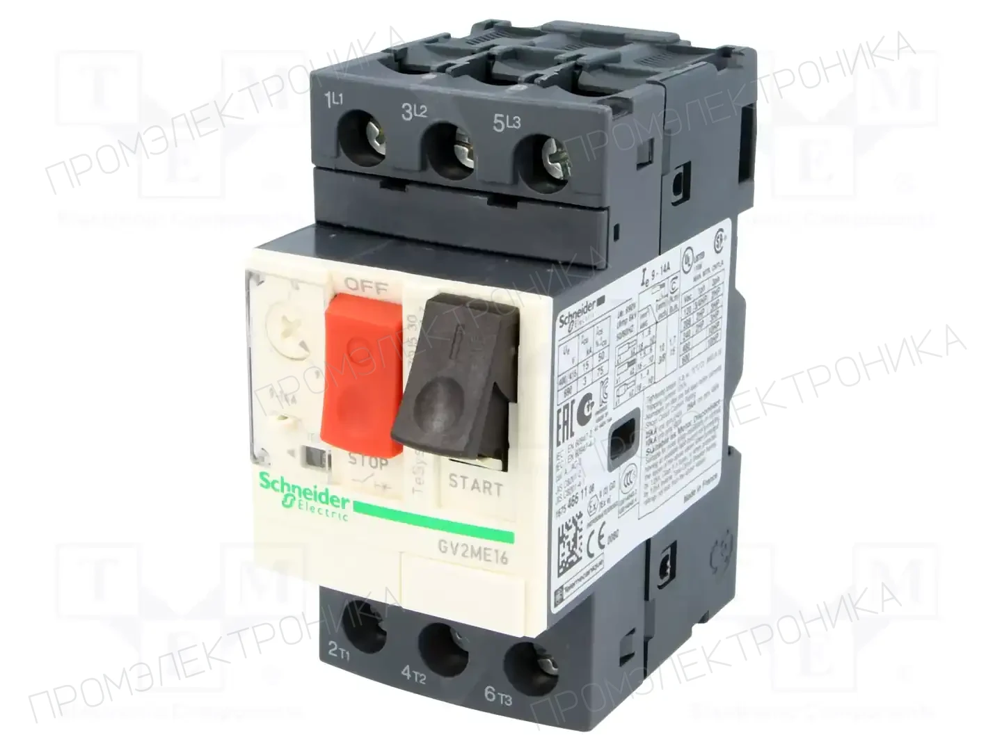 SCHNEIDER ELECTRIC GV2ME16 — Выключатели двигательные