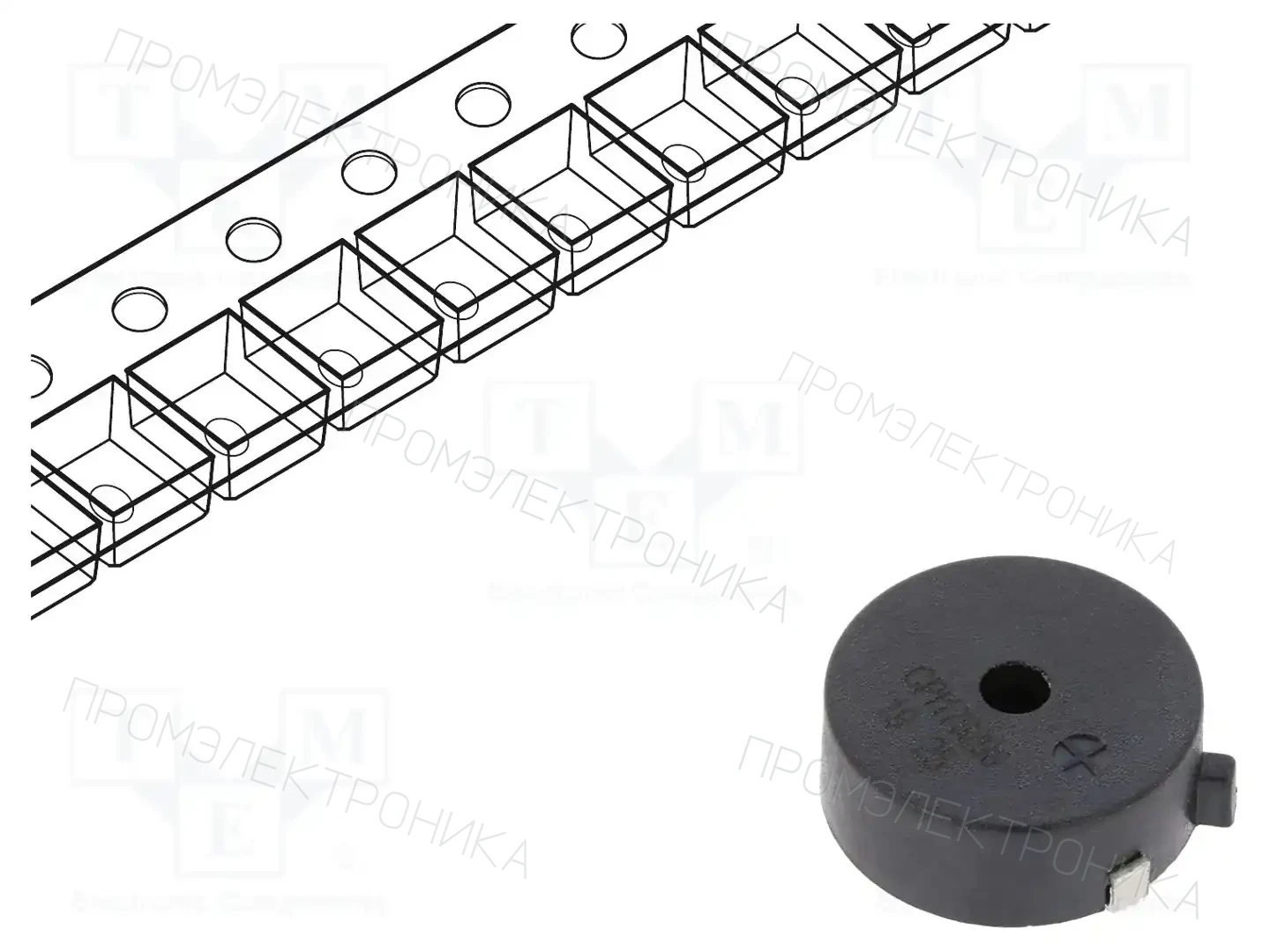 Same Sky® CPI-1762-90-SMT-TR — Сигнализаторы пьезоэлектр. с генератором