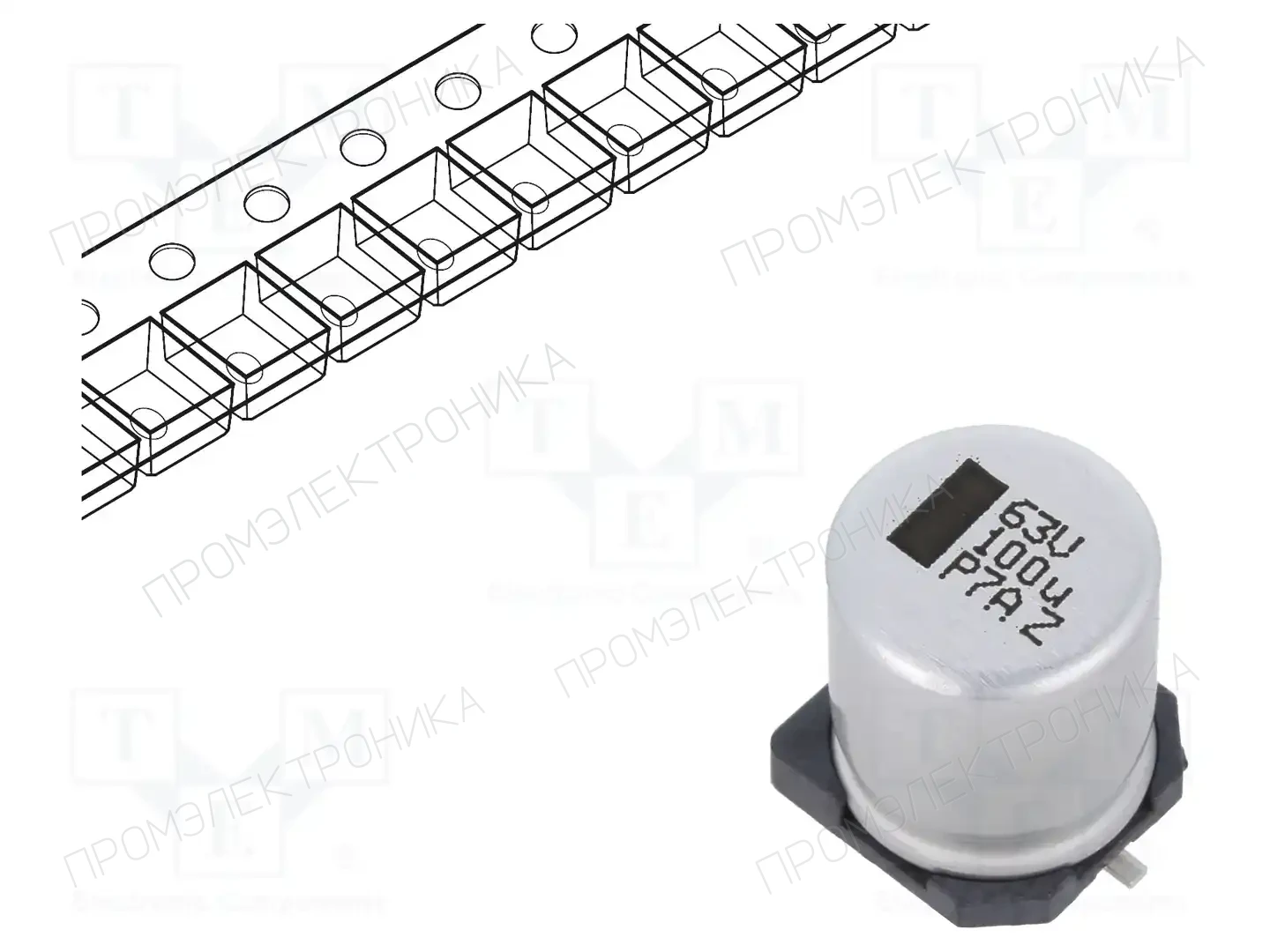VISHAY MAL215099804E3 — Конденсаторы электролитические SMD