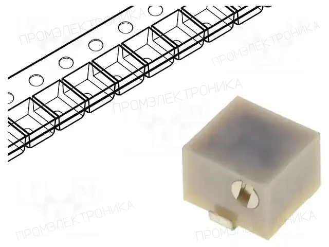 BOURNS 3224J-1-101E — Потенциометры SMD многооборотные