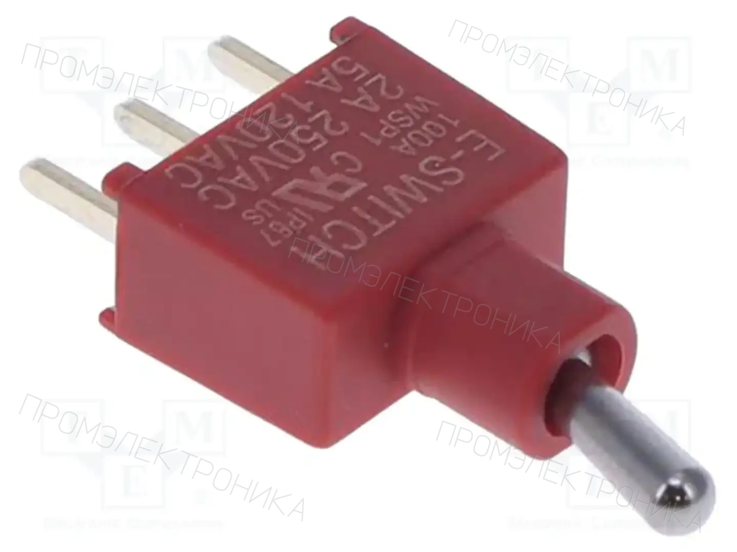 E-SWITCH 100AWSP1T2B4M2QE — Переключатели рычажные