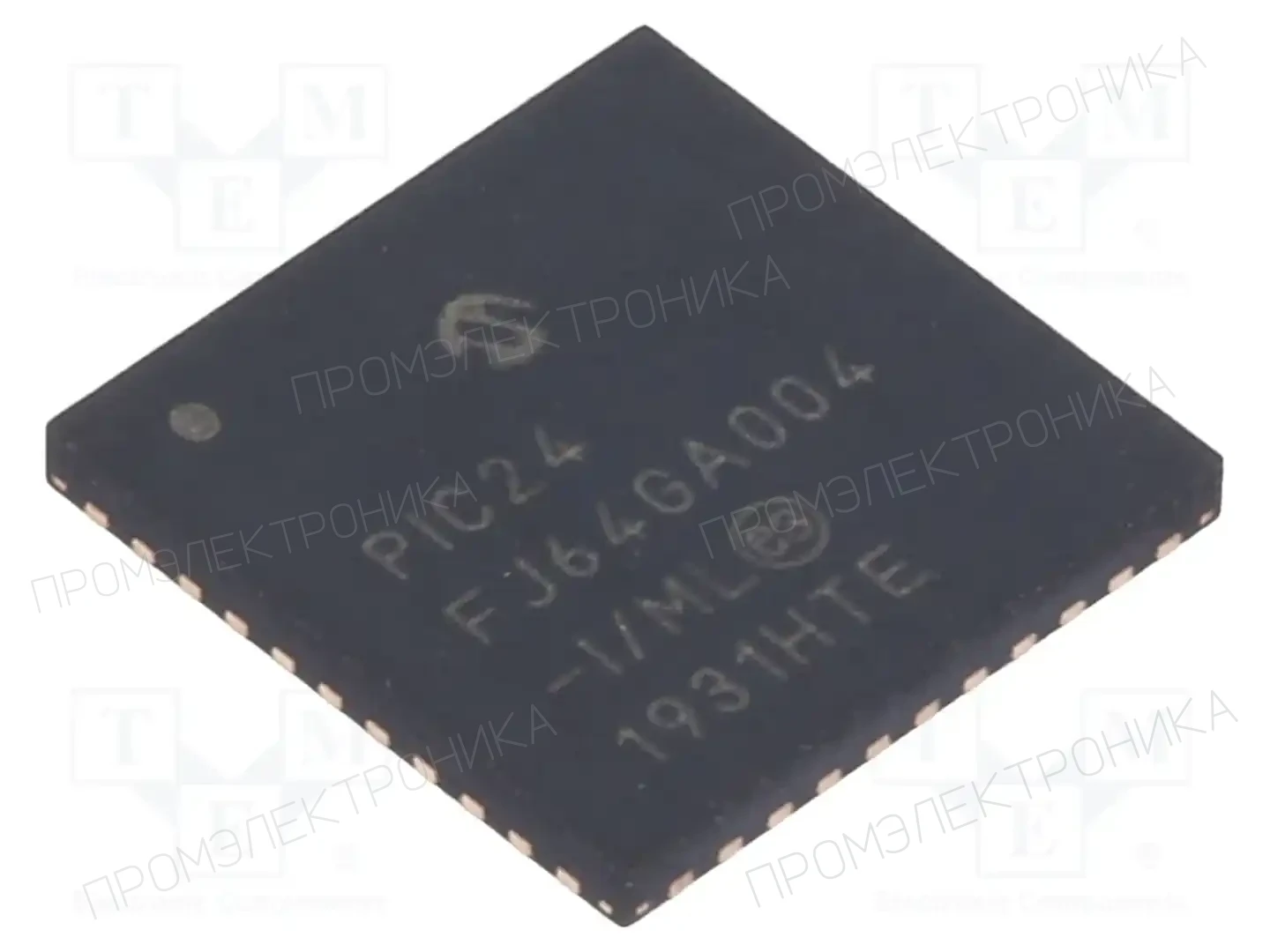 Microchip Technology PIC24FJ64GA004-I/ML — Линейка PIC 16-bit