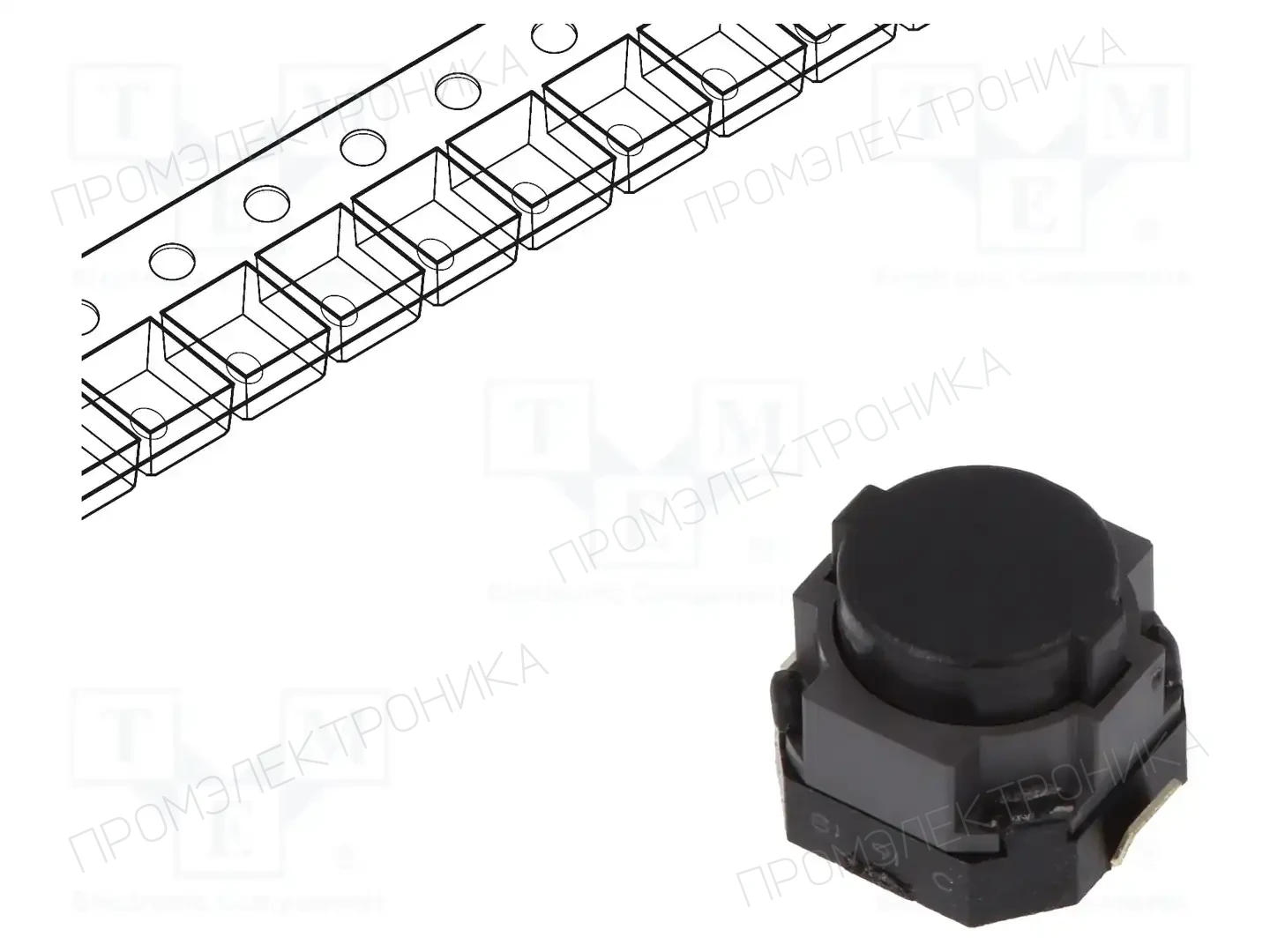 PANASONIC EVPASDC1A — Микропереключатели TACT