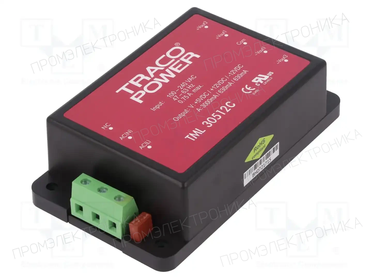 TRACO POWER TML 30512C — Блоки питания для встраивания