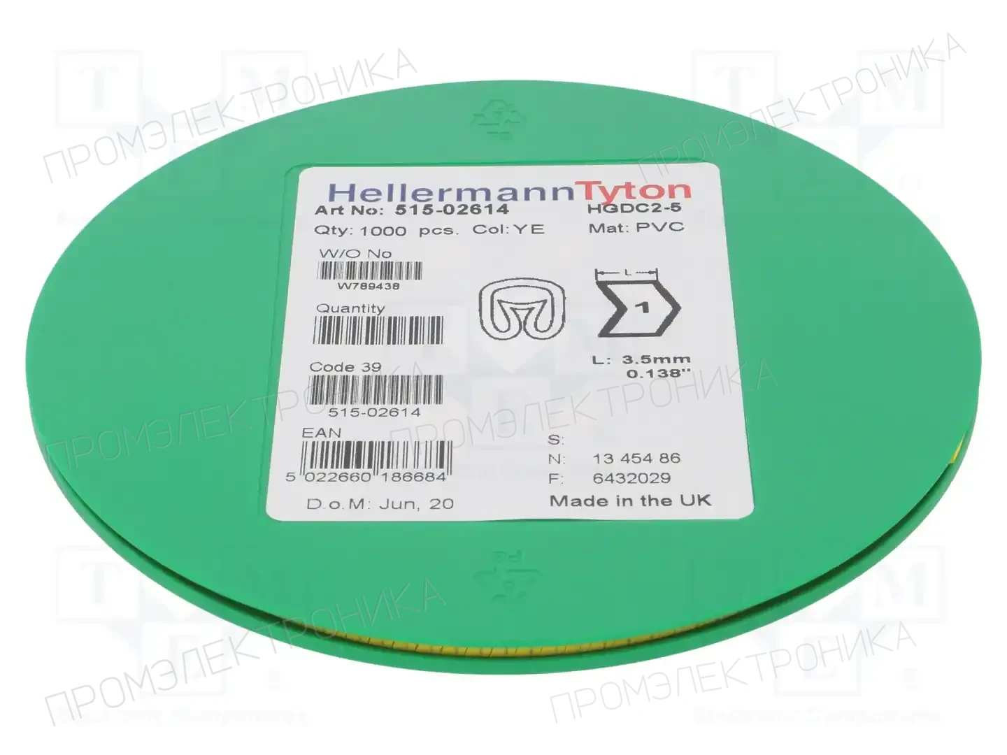 HELLERMANNTYTON 515-02614 — Маркеры проводов