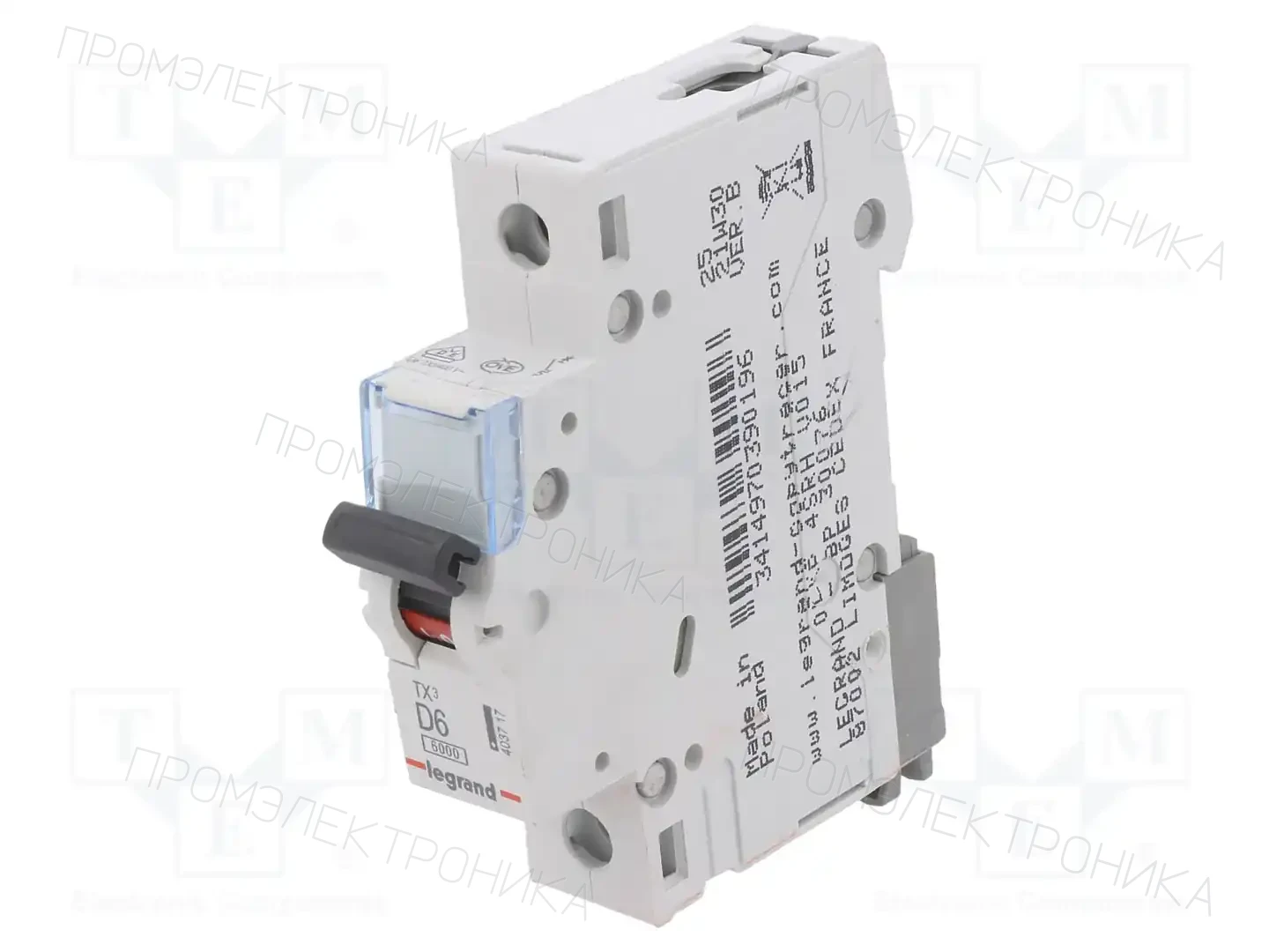 LEGRAND S 301 D6 TX — Выключатели максимального тока