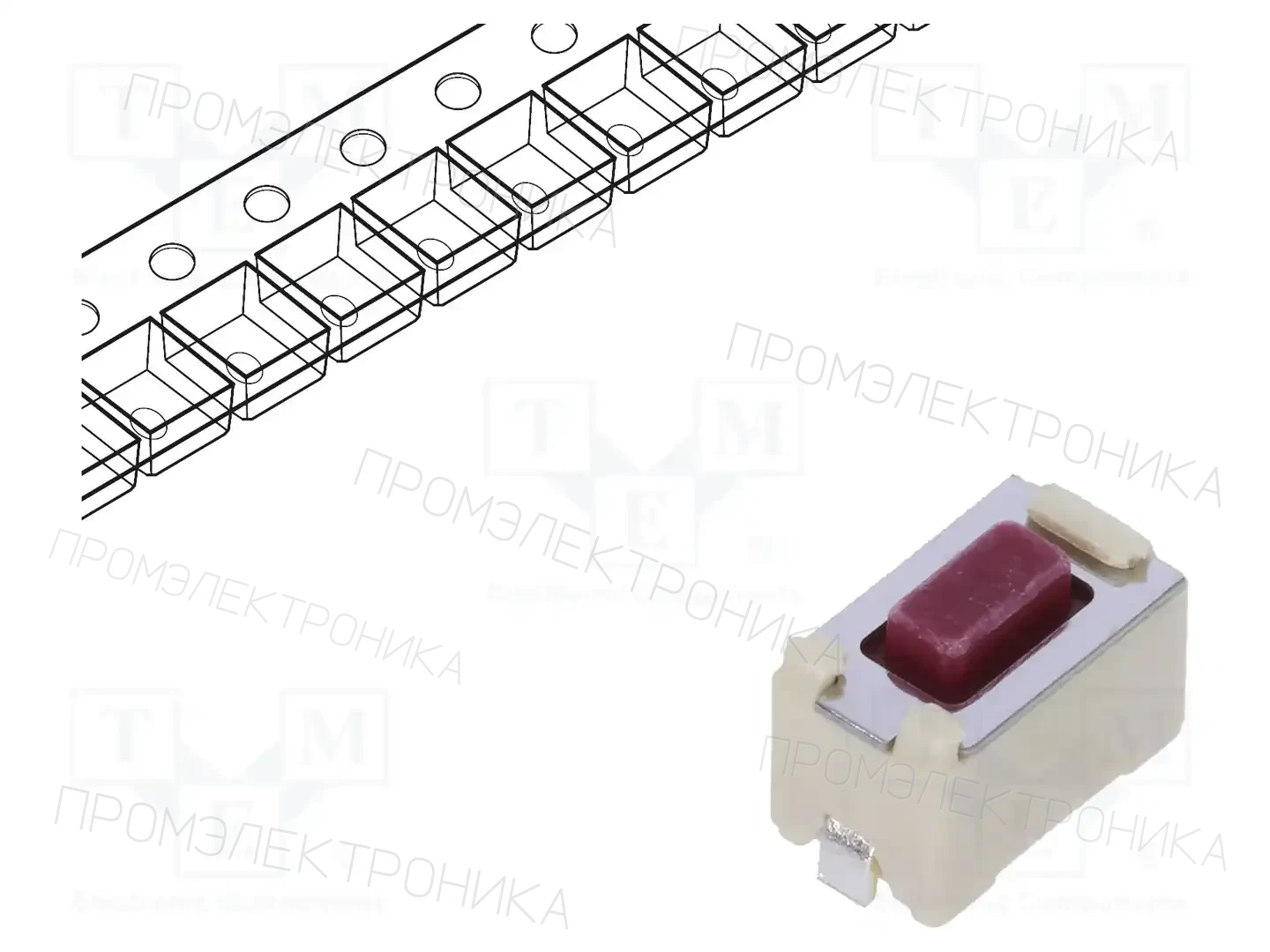 ALPS SKQMAQE010 — Микропереключатели TACT