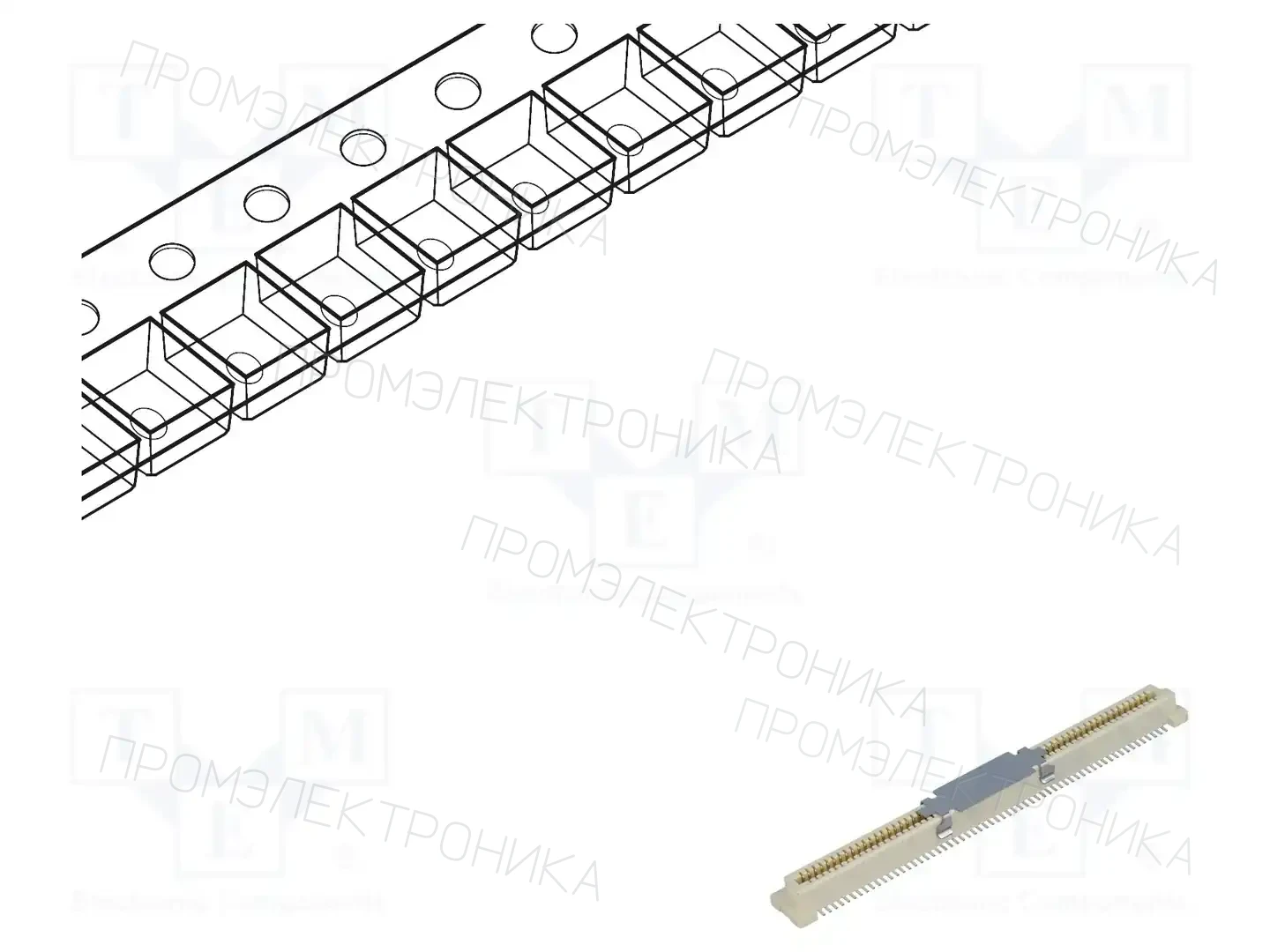 AMPHENOL COMMUNICATIONS SOLUTIONS 61082-121402LF — Разъeмы пластина - пластина