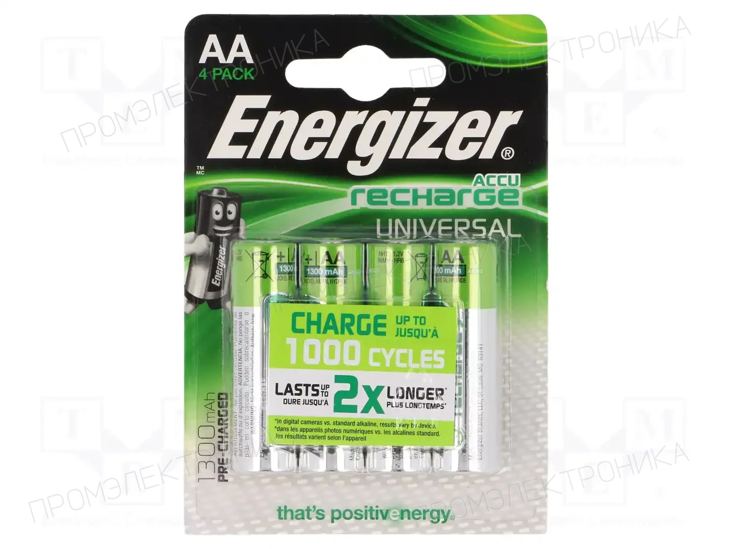 ENERGIZER AA-HR6 1300MAH — Аккумуляторы