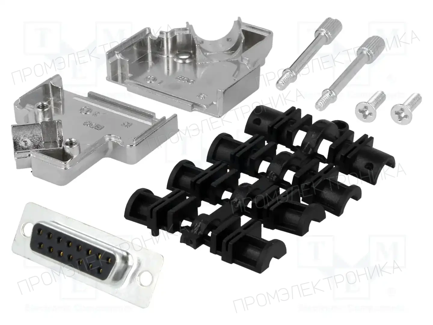 MH CONNECTORS MHD45ZK15-DM15S-K — Комплектные штекеры D-Sub