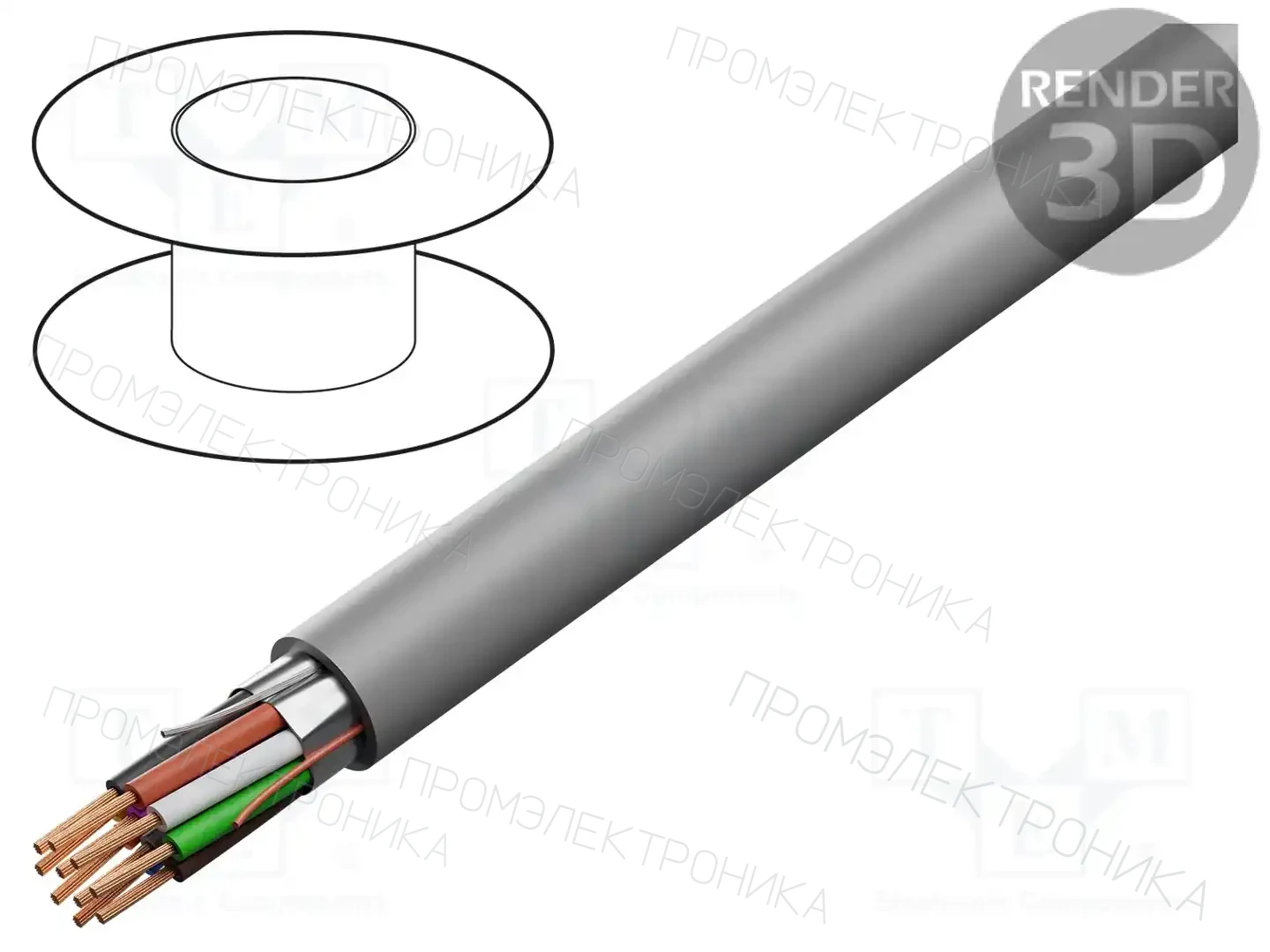 BELDEN 5508FE 008U500 — Кабели для проттивопож. систем