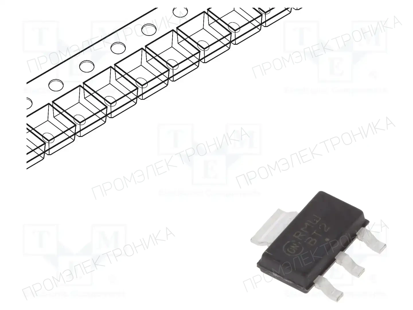 onsemi BSP16T1G — Транзисторы PNP SMD