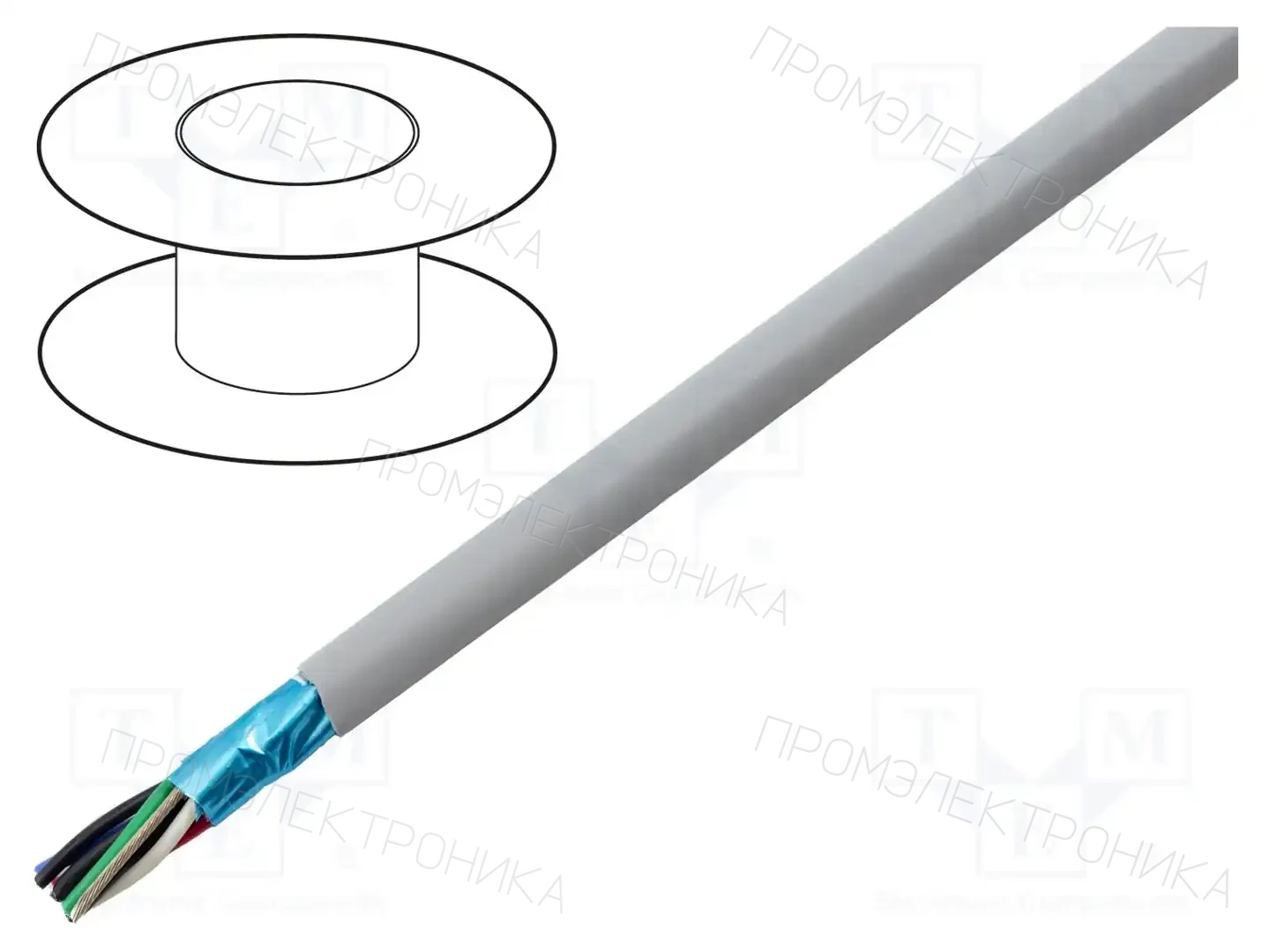 ALPHA WIRE 78105 SL001 — Провода многожильные экранированные