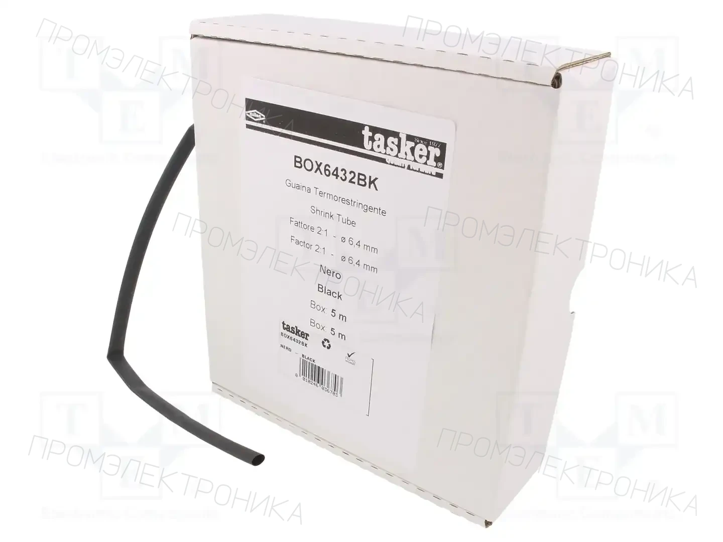 TASKER BOX 6432 BK — Трубки термоусадочные