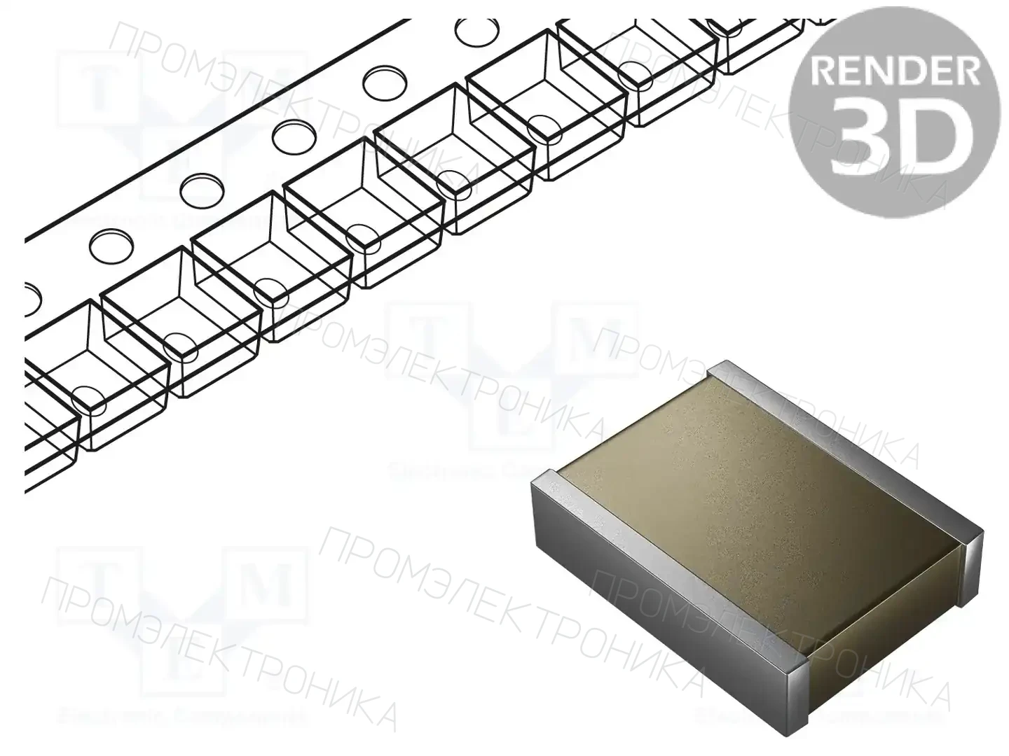 KEMET C3040H103JGGACT050 — Конденсаторы MLCC SMD