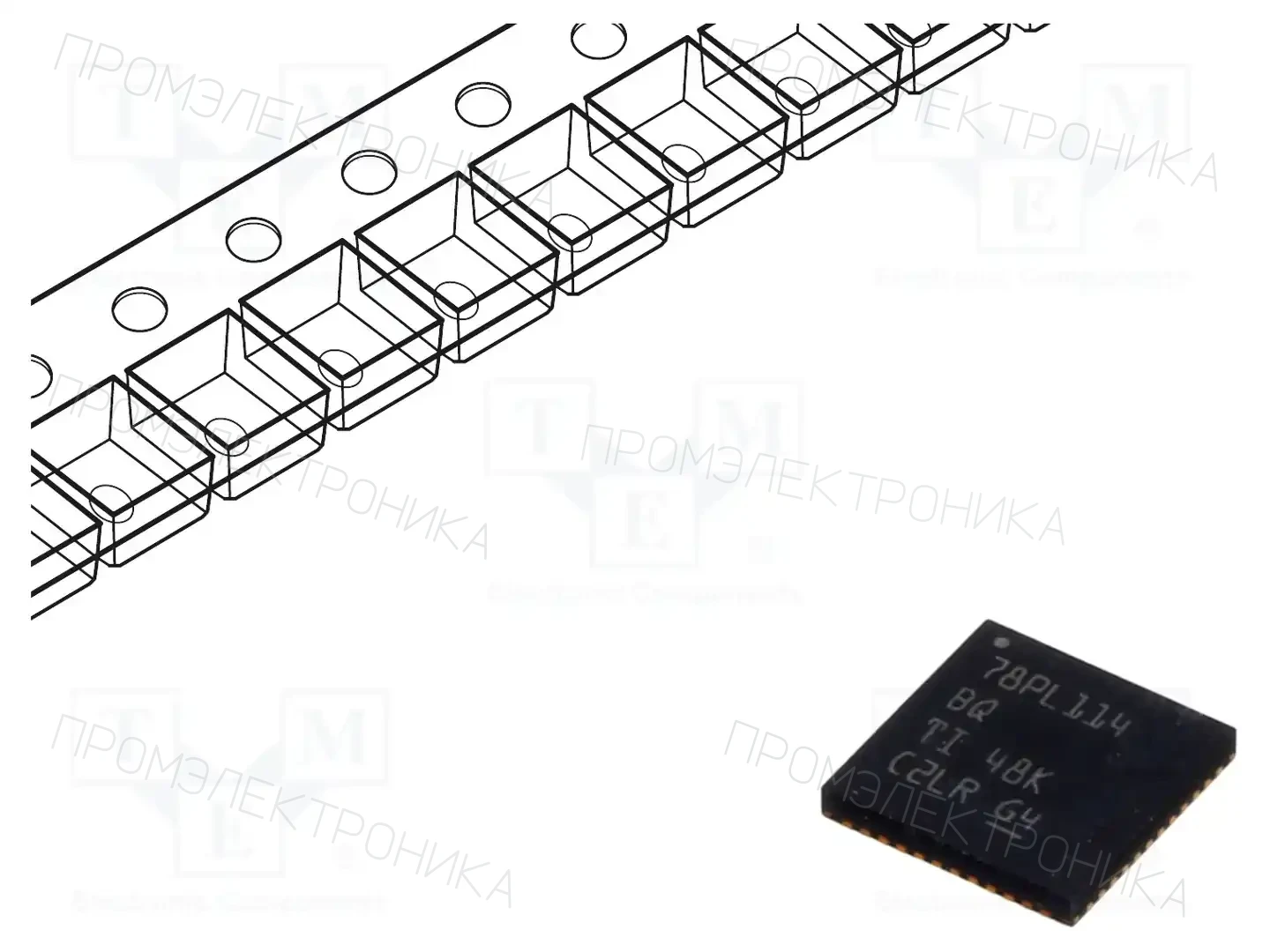 Texas Instruments BQ78PL114RGZR — Контроллеры батарей и аккумулят. - схемы