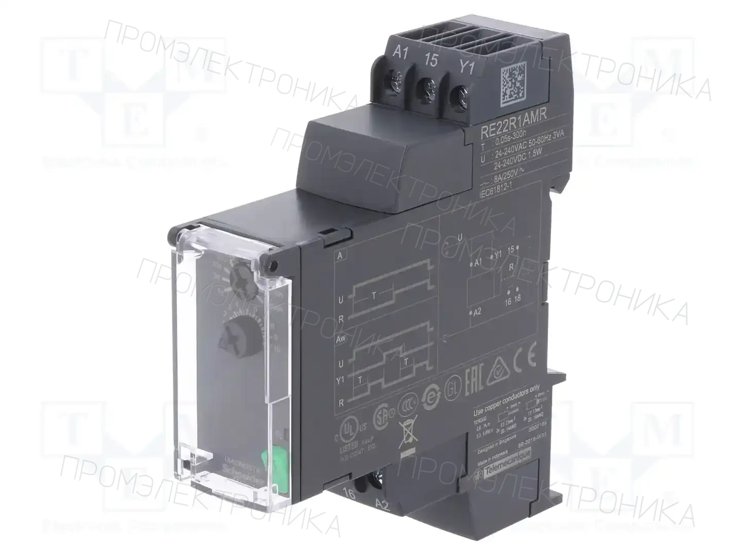 SCHNEIDER ELECTRIC RE22R1AMR — Временные аналоговые реле