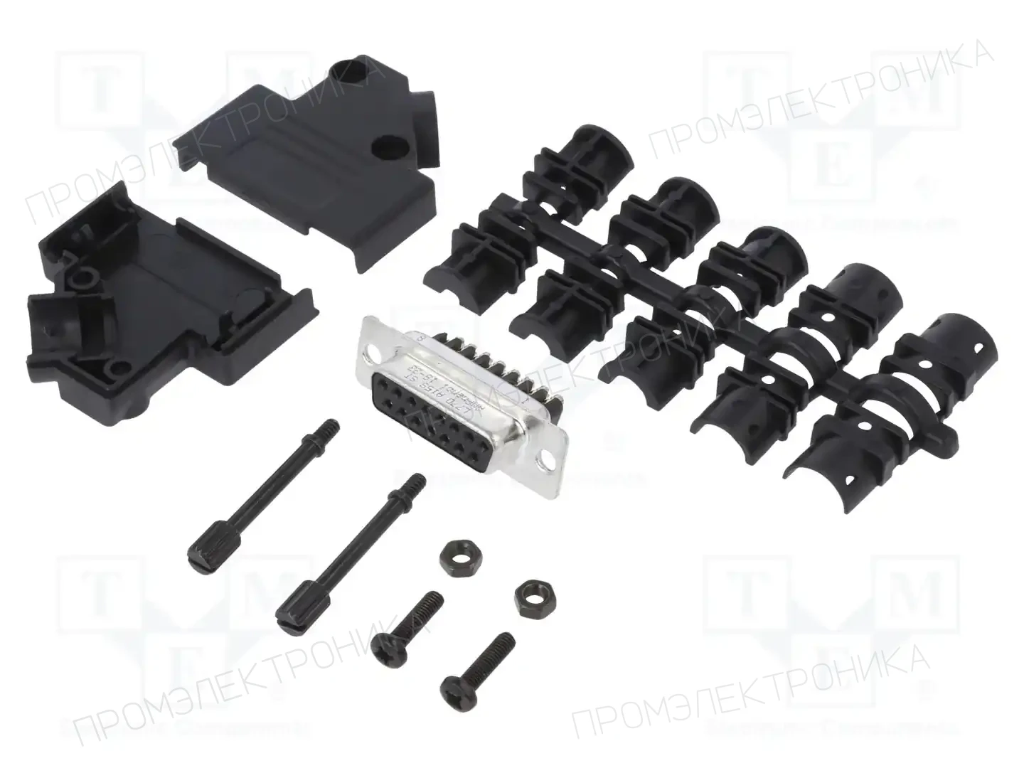 AMPHENOL COMMUNICATIONS SOLUTIONS L17D45PK-P-15+L77DA15SST — Комплектные штекеры D-Sub