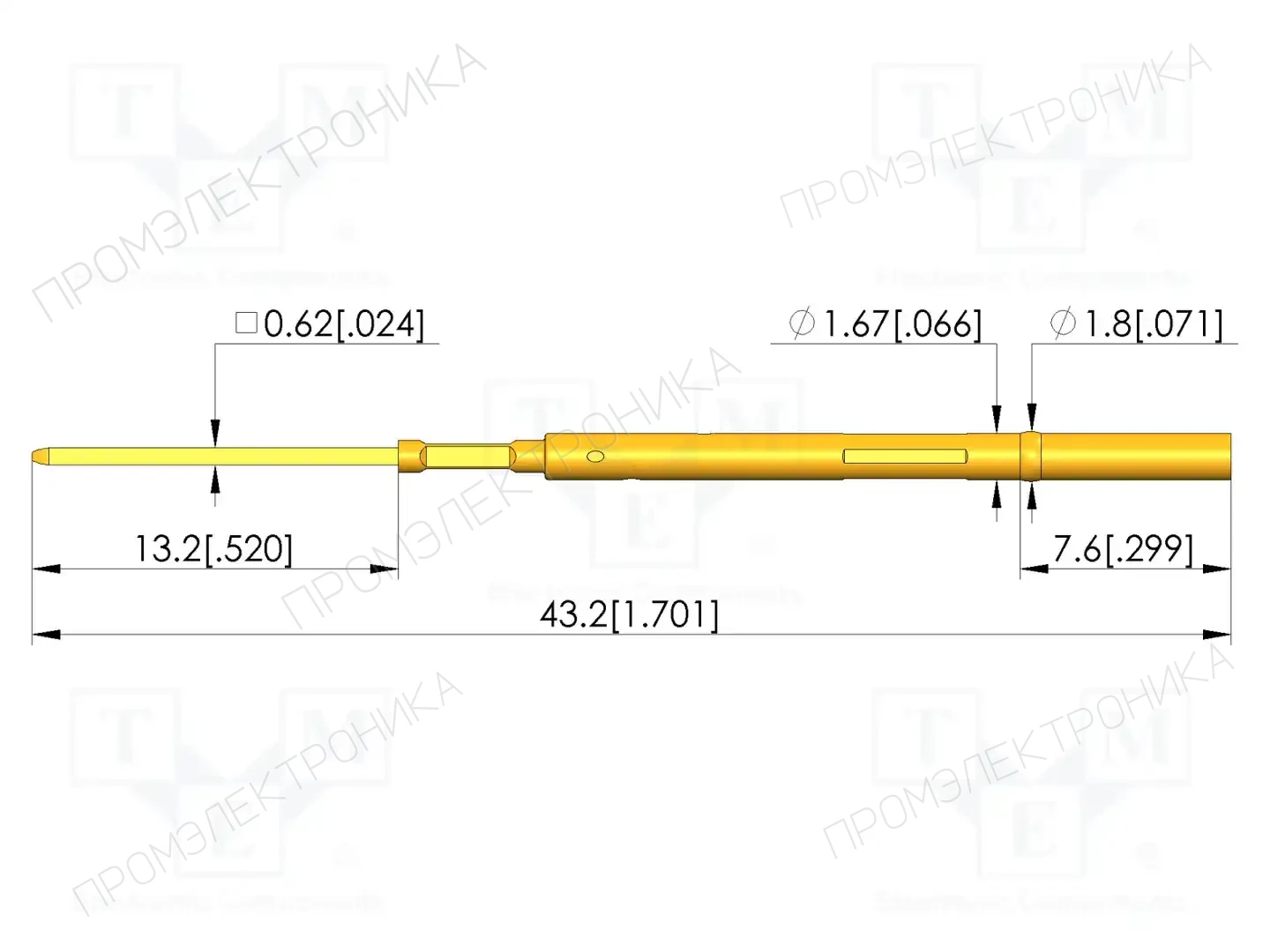 INGUN KS-10047G-13 — Гнёзда для измерительных щупов