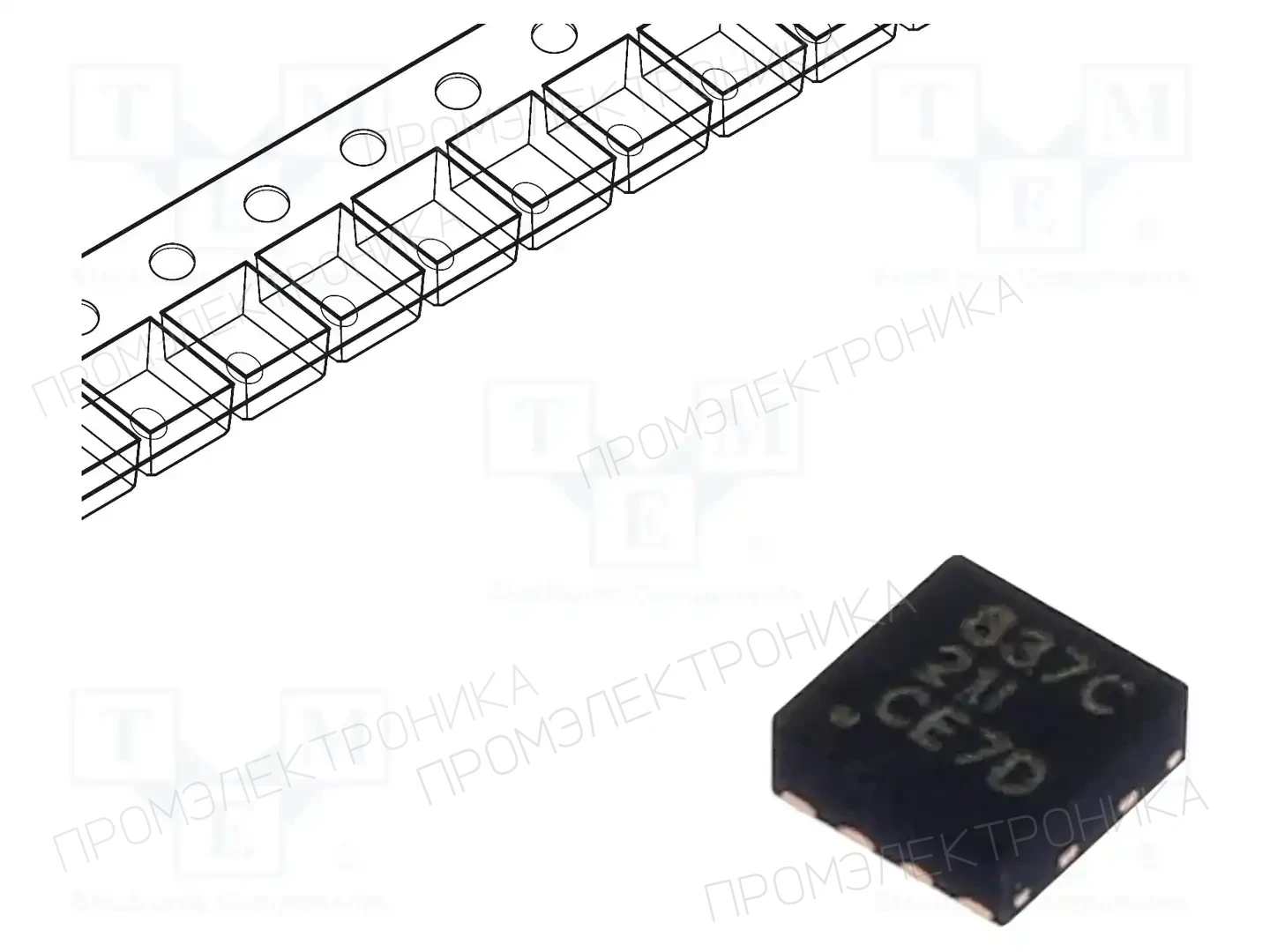 Texas Instruments DRV8837CDSGR — Драйверы двигательные и ШИМ