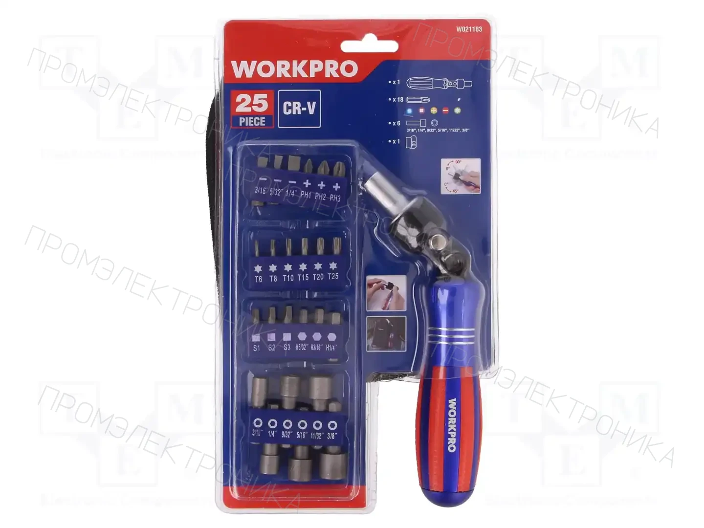 Workpro W021183 — Наборы отверток