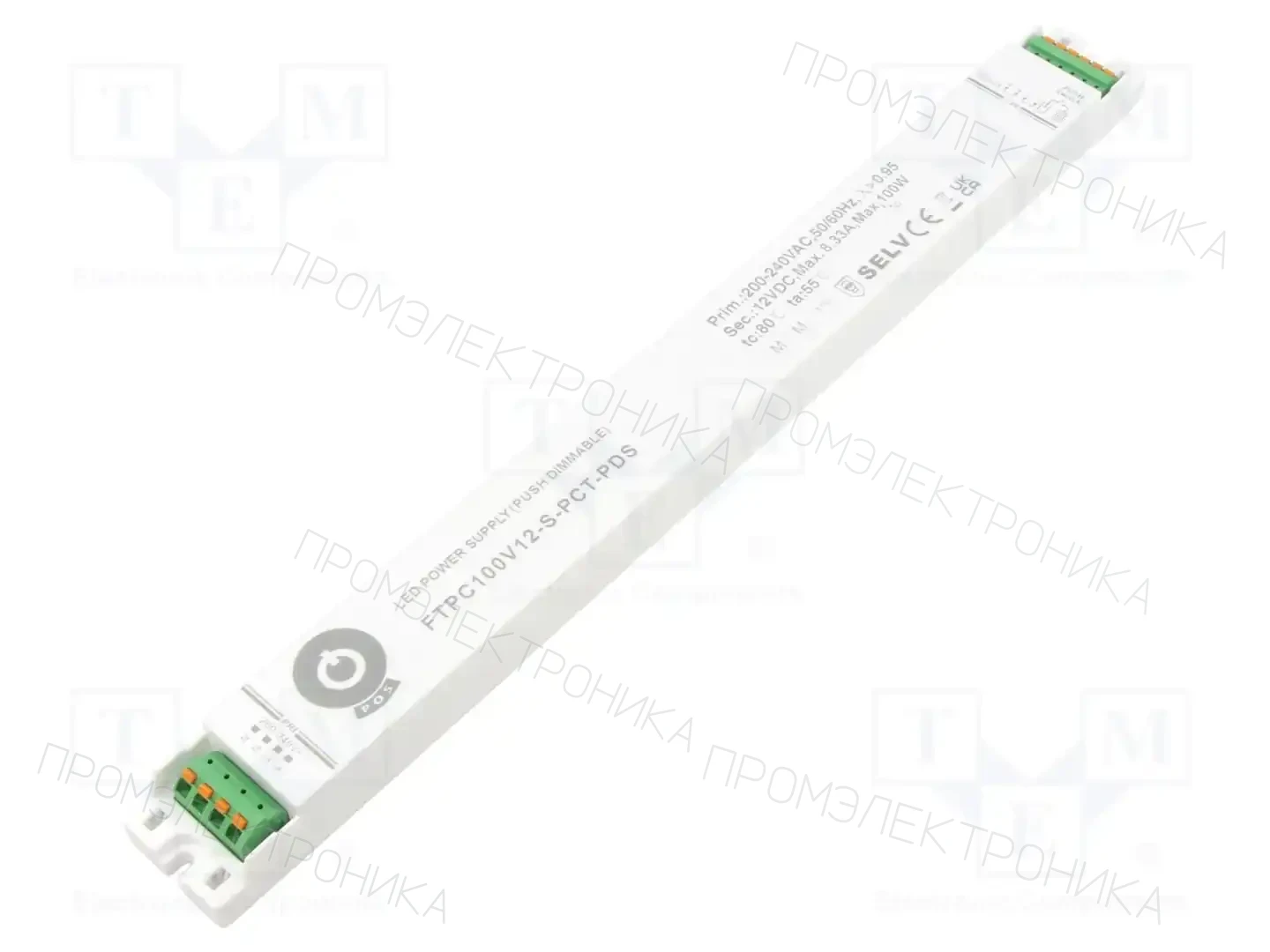 POS FTPC100V12-S-PCT-PDS — Блоки питания для LED