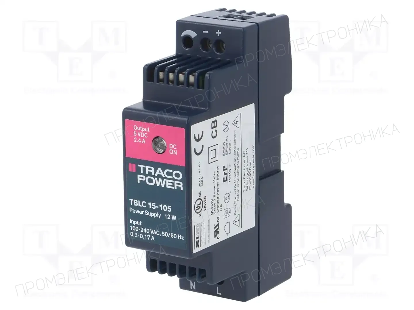 TRACO POWER TBLC 15-105 — Блоки питания на DIN-рейку