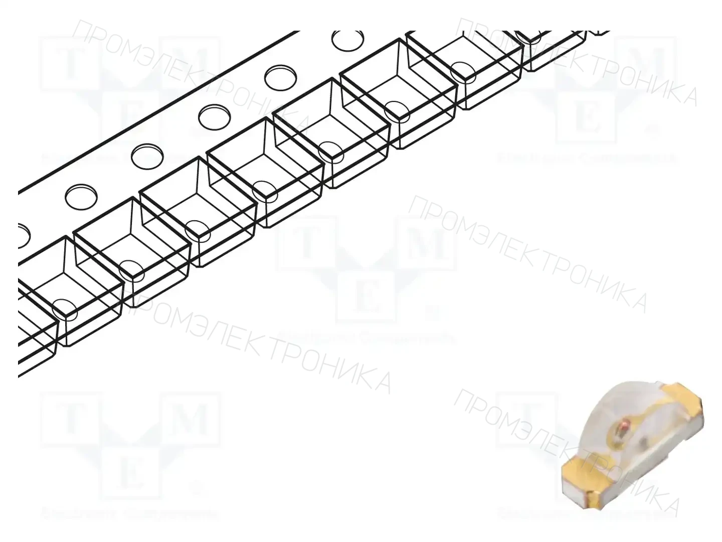 BIVAR SM1204URC — Светодиоды SMD цветные