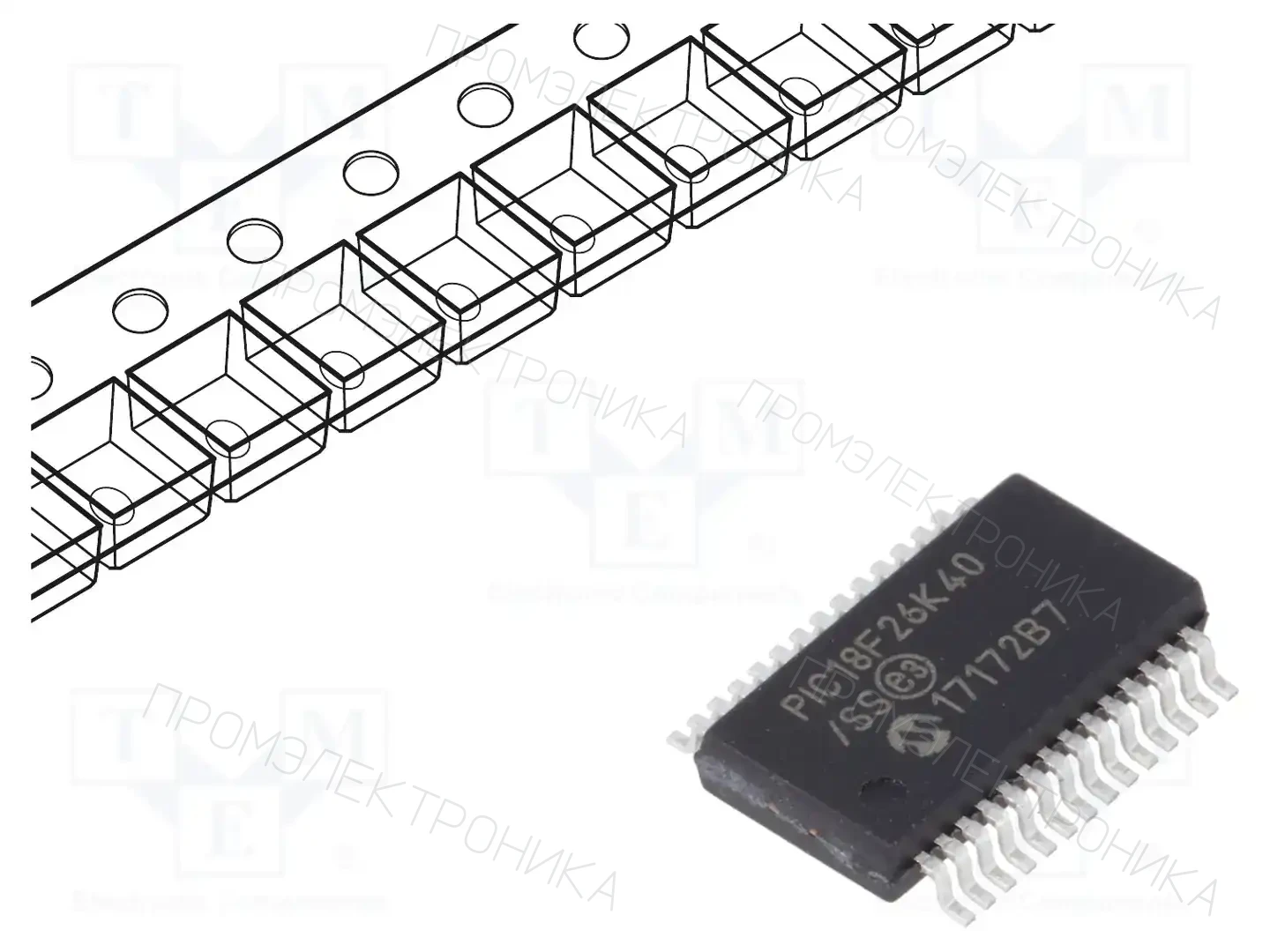 Microchip Technology PIC18F26K40-I/SS — Линейка PIC 8-bit