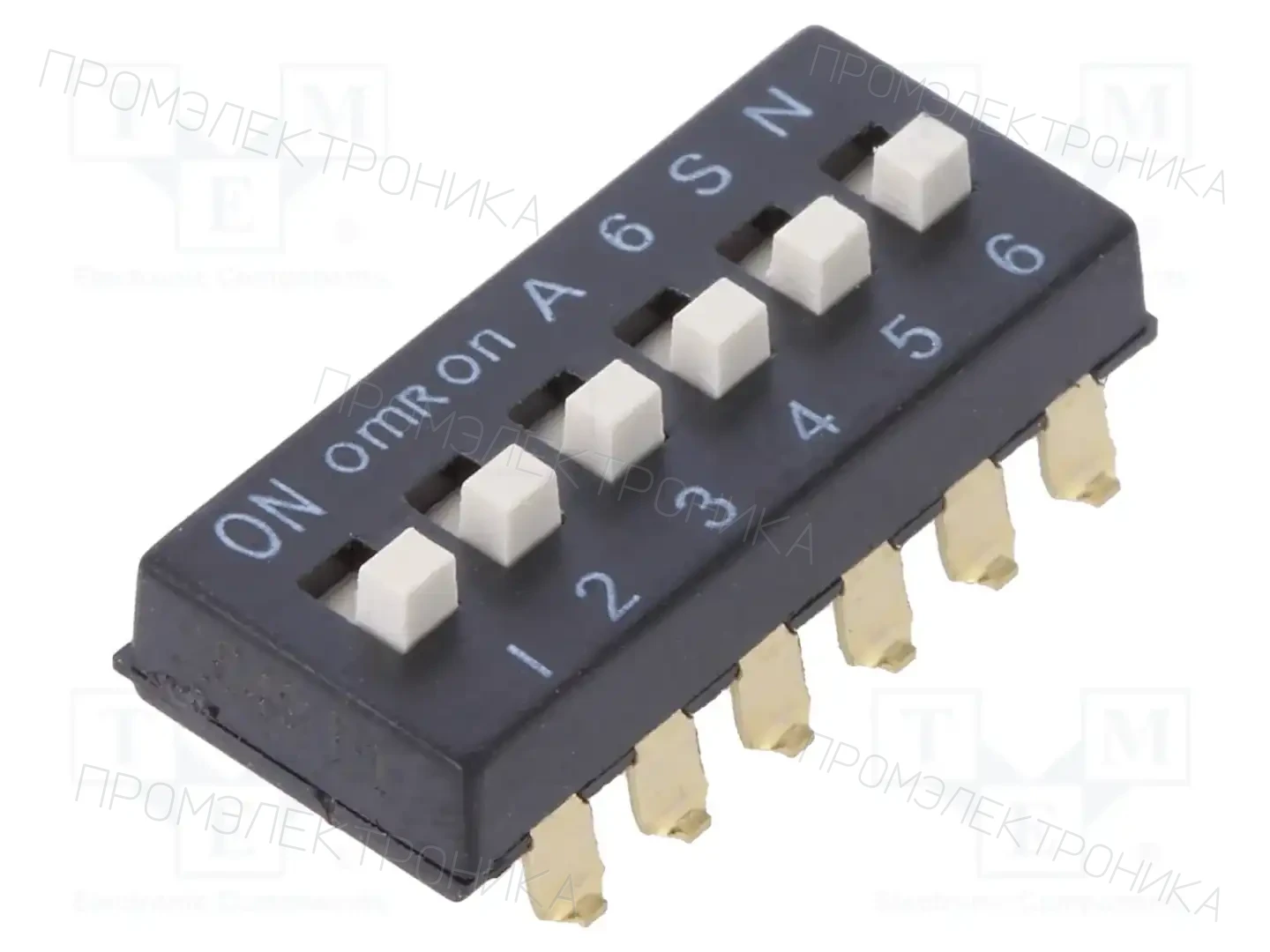 OMRON Electronic Components A6SN6104 — Переключатели типа Dip-Switch