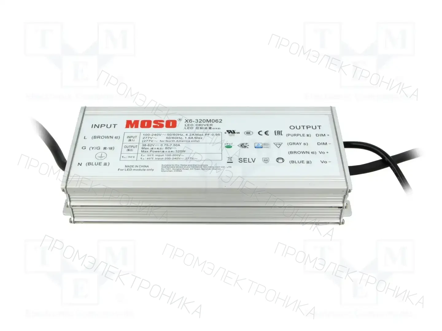 MOSO X6-320M062 — Блоки питания для LED
